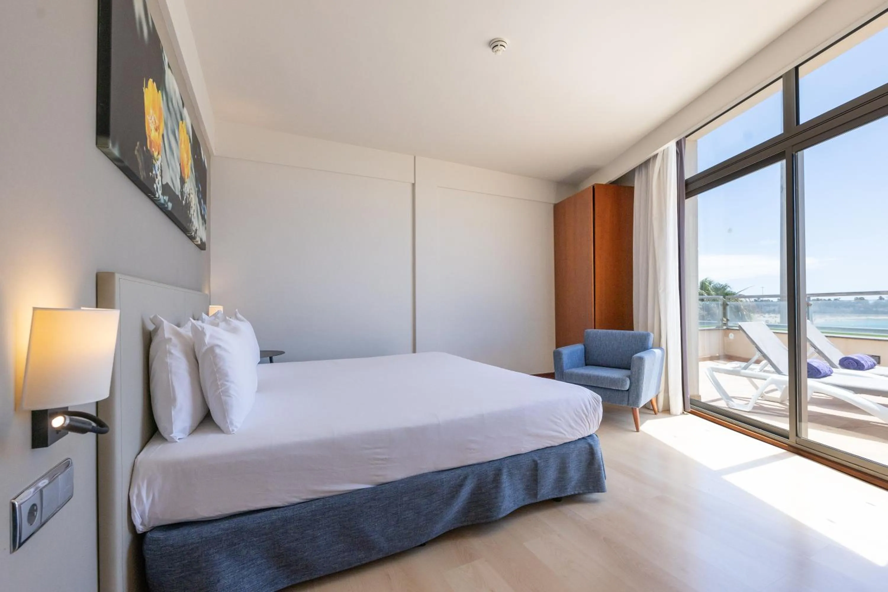 Bed in Eurostars Las Salinas