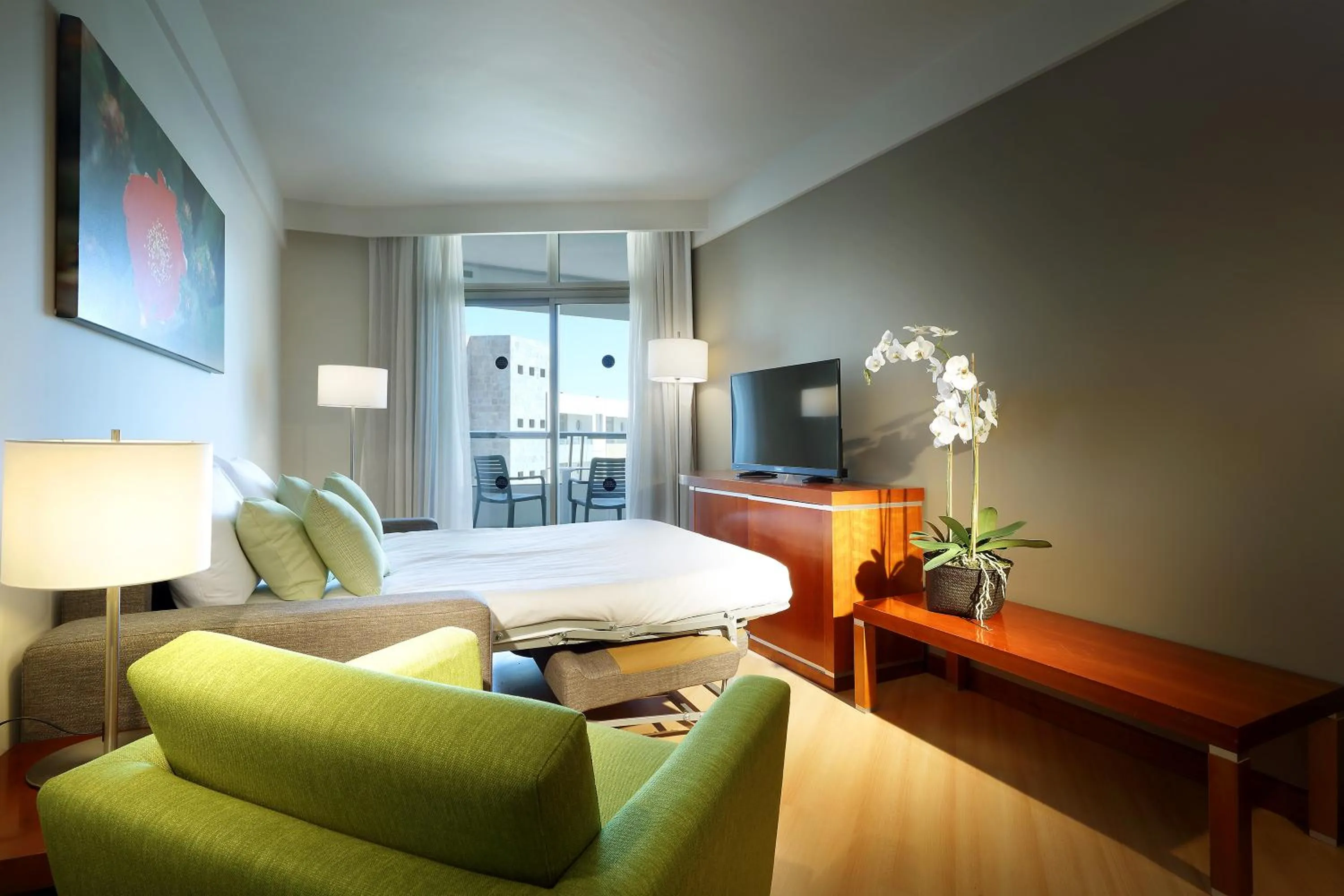 Bed in Eurostars Las Salinas