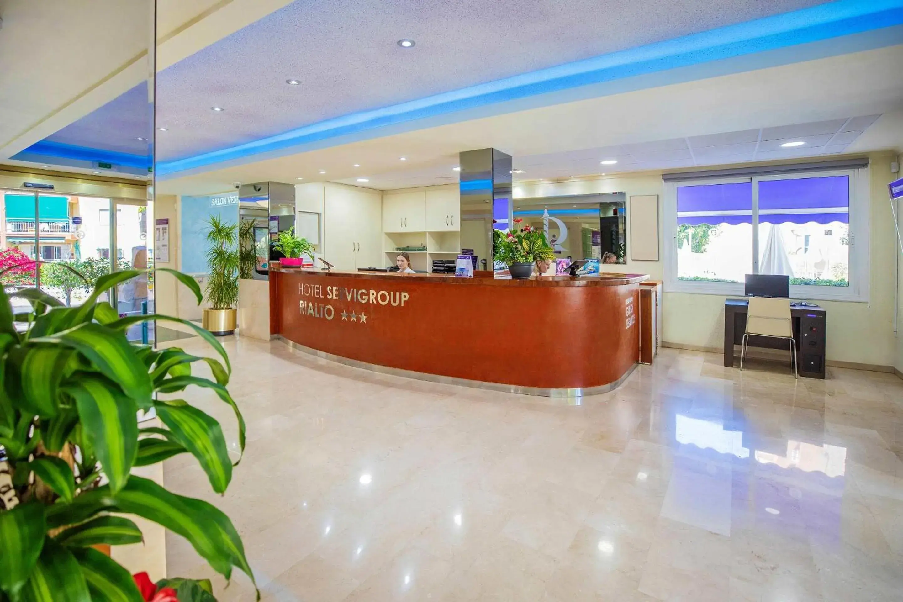 Lobby or reception in Hotel Servigroup Rialto Lobby or reception in Hotel Servigroup Rialto