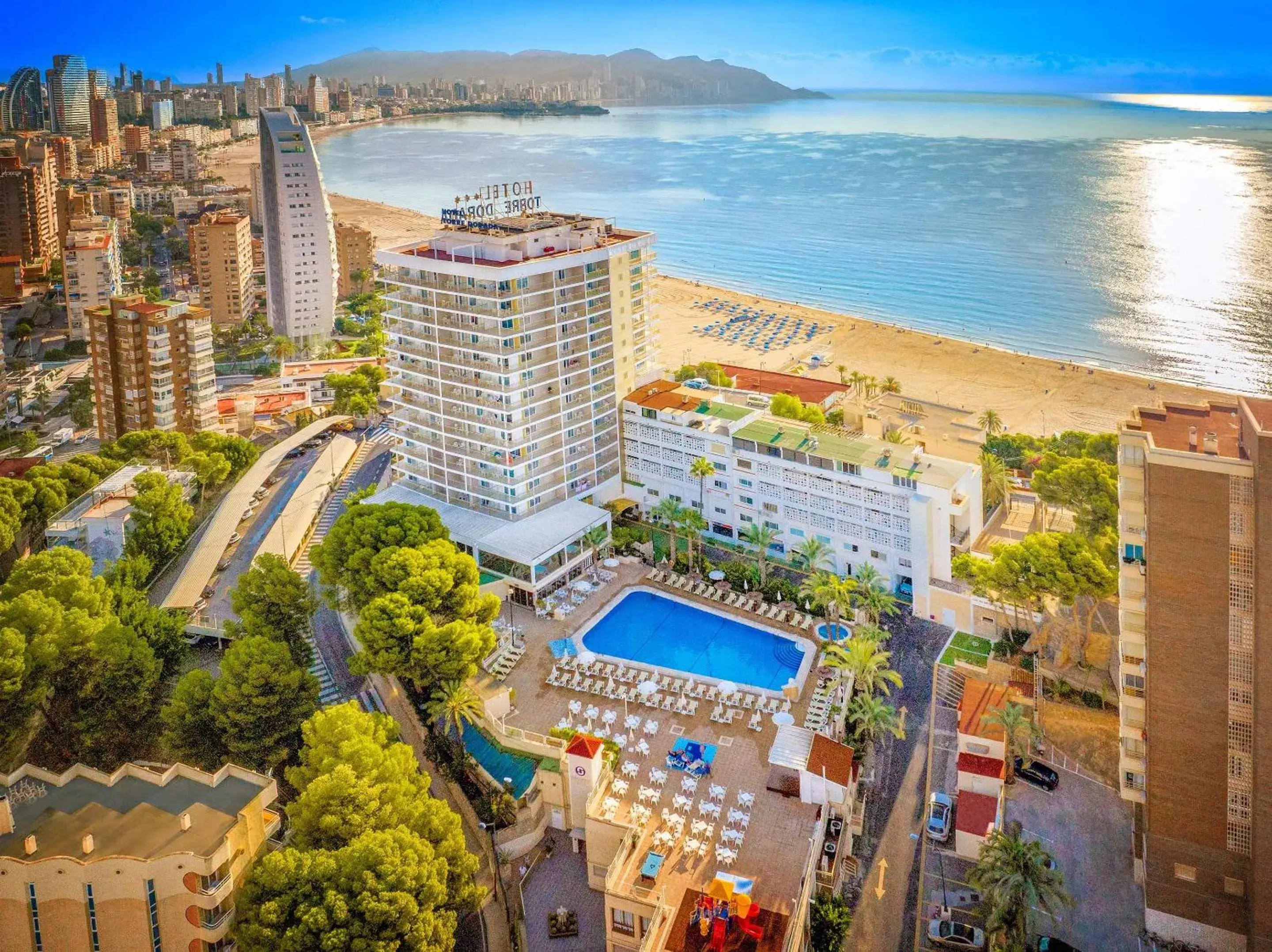 Property building in Hotel Servigroup Torre Dorada Property building in Hotel Servigroup Torre Dorada