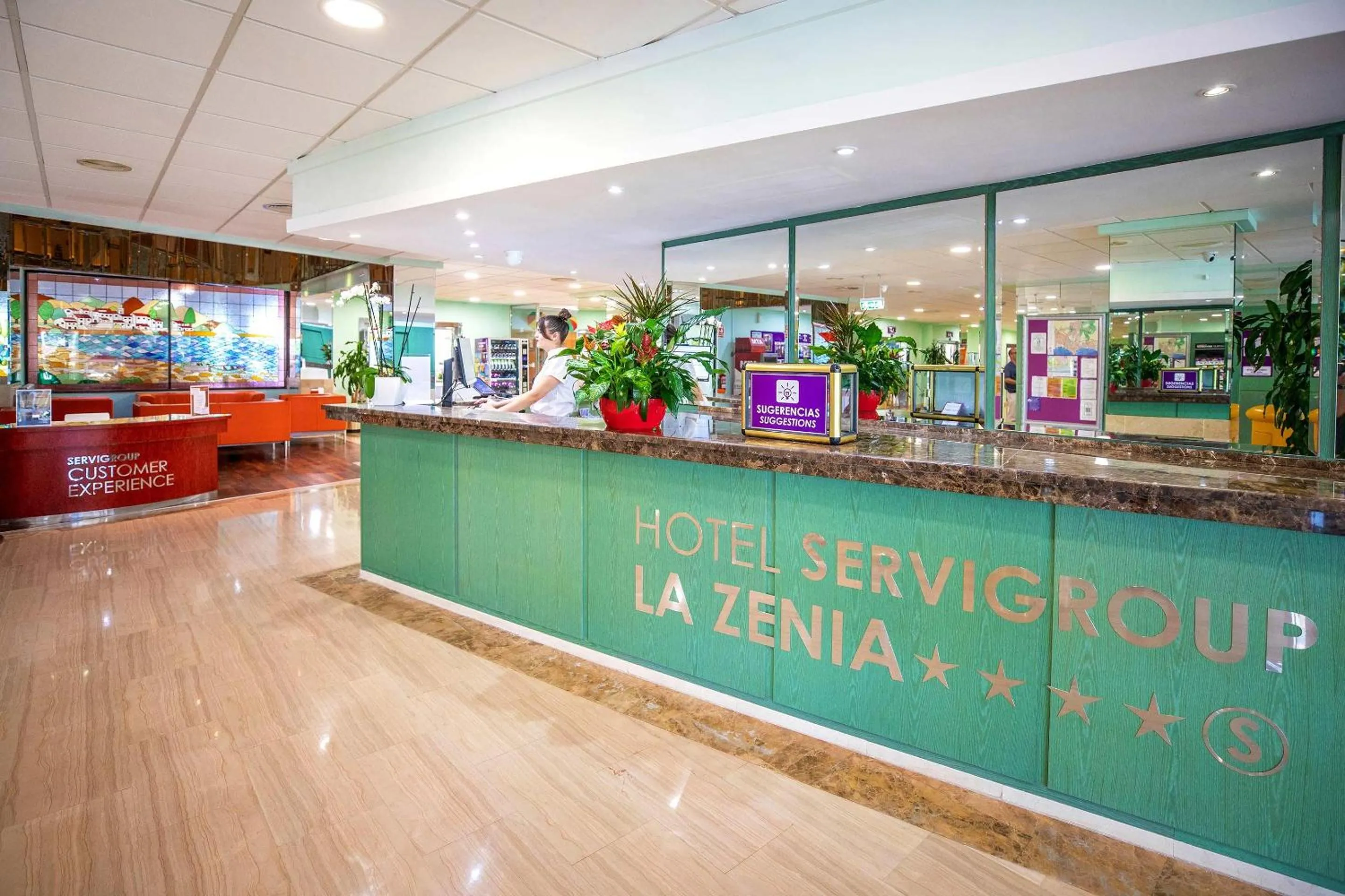 Lobby or reception in Hotel Servigroup La Zenia 4 Sup