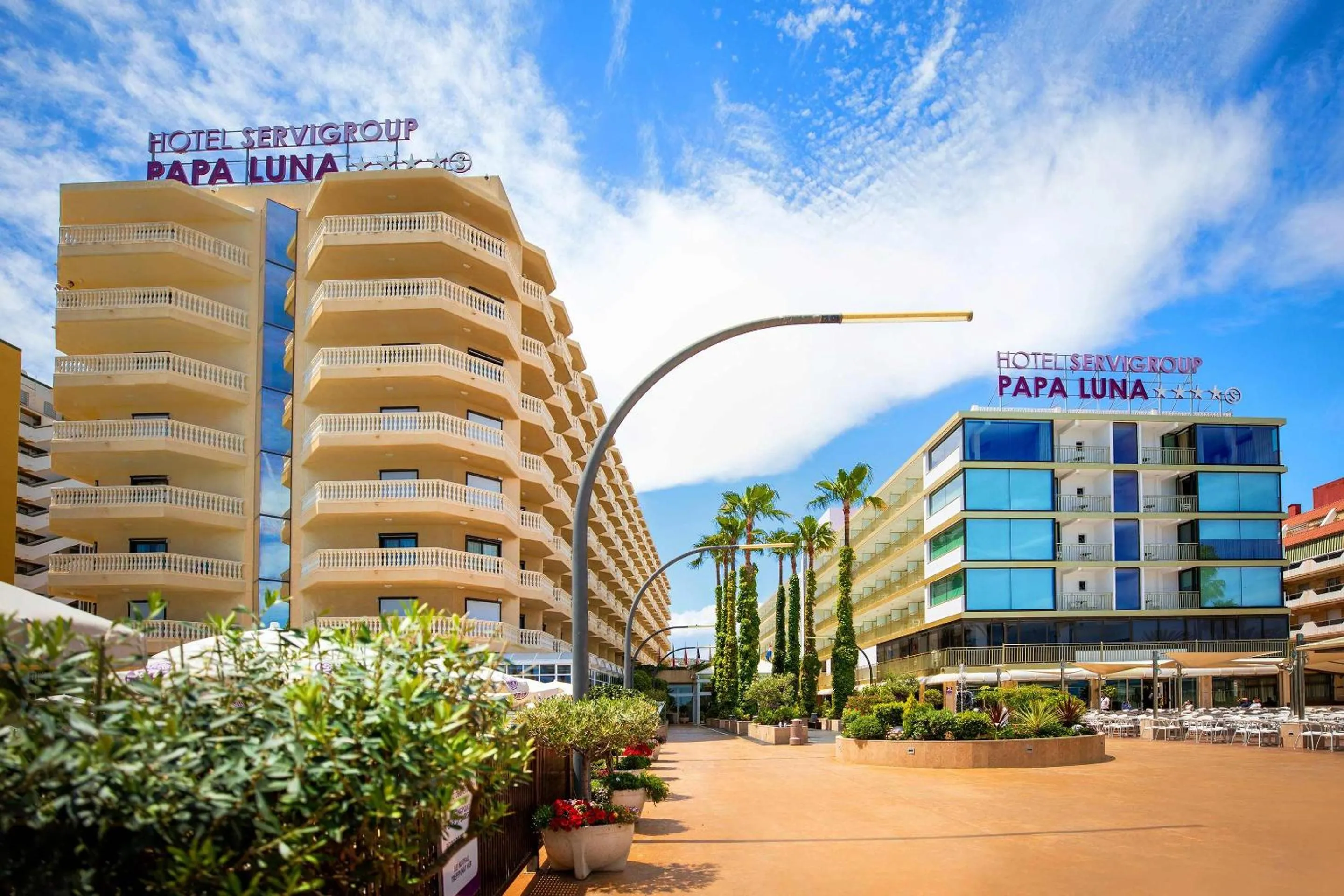 Property building in Hotel Servigroup Papa Luna 4 Sup