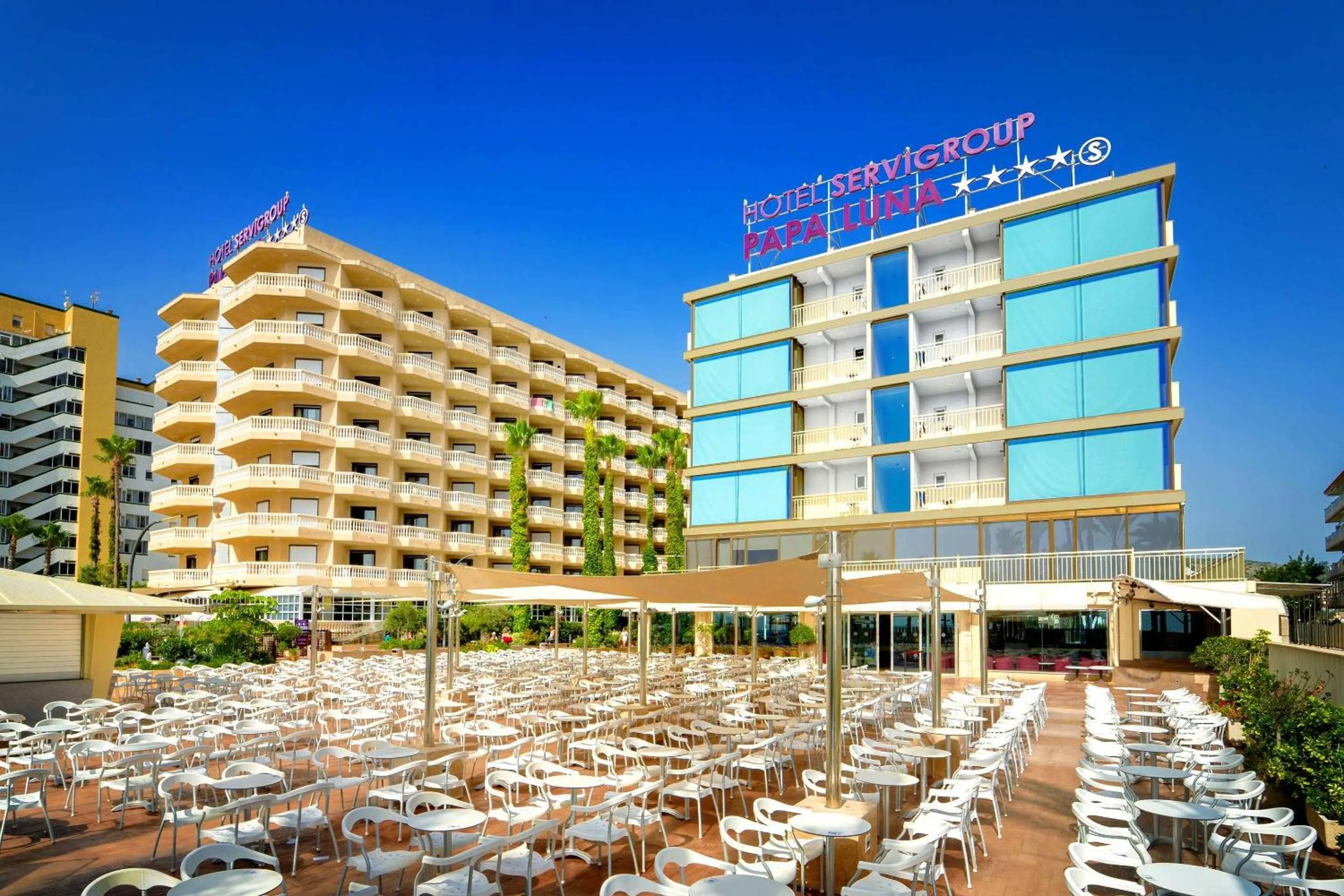 Property building in Hotel Servigroup Papa Luna 4 Sup