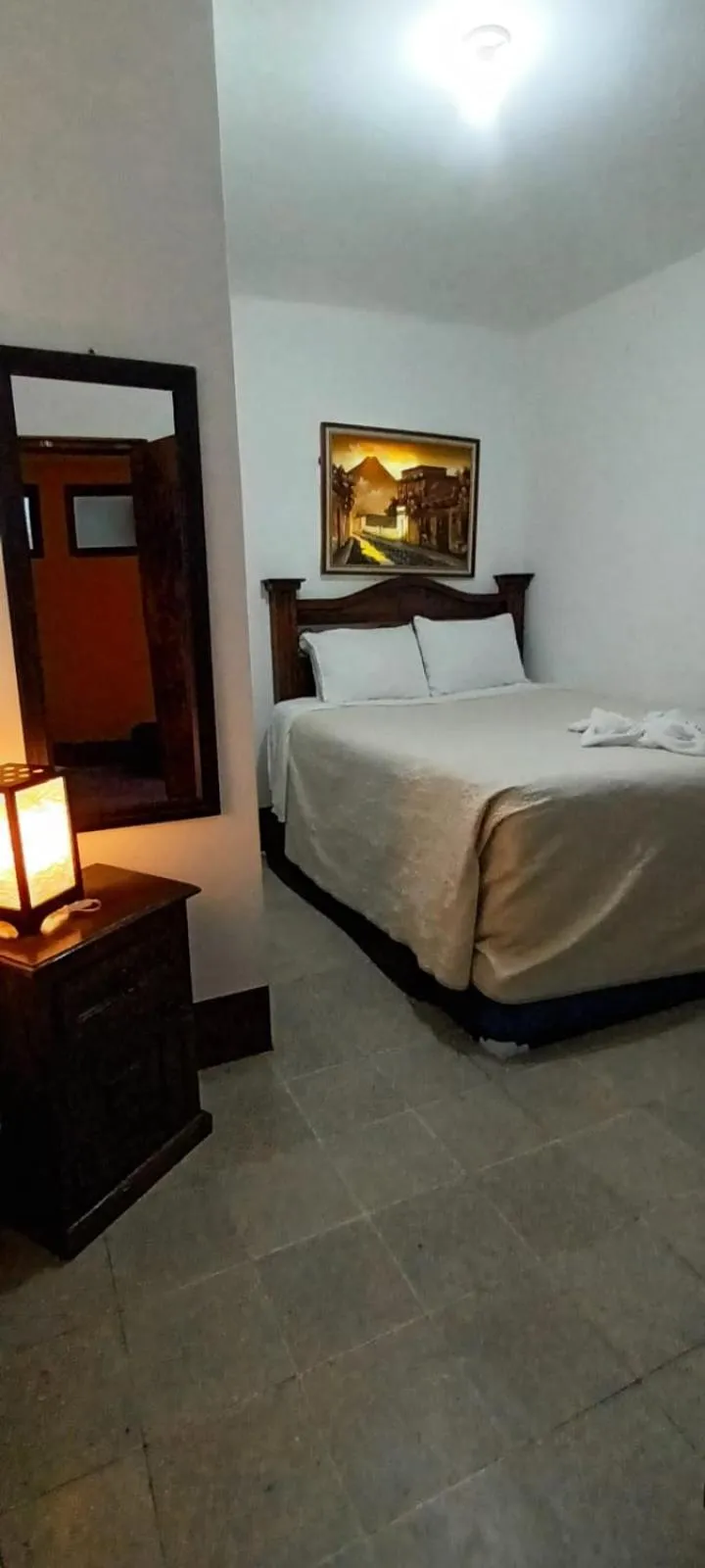 Bed in Hotel San Sebastián