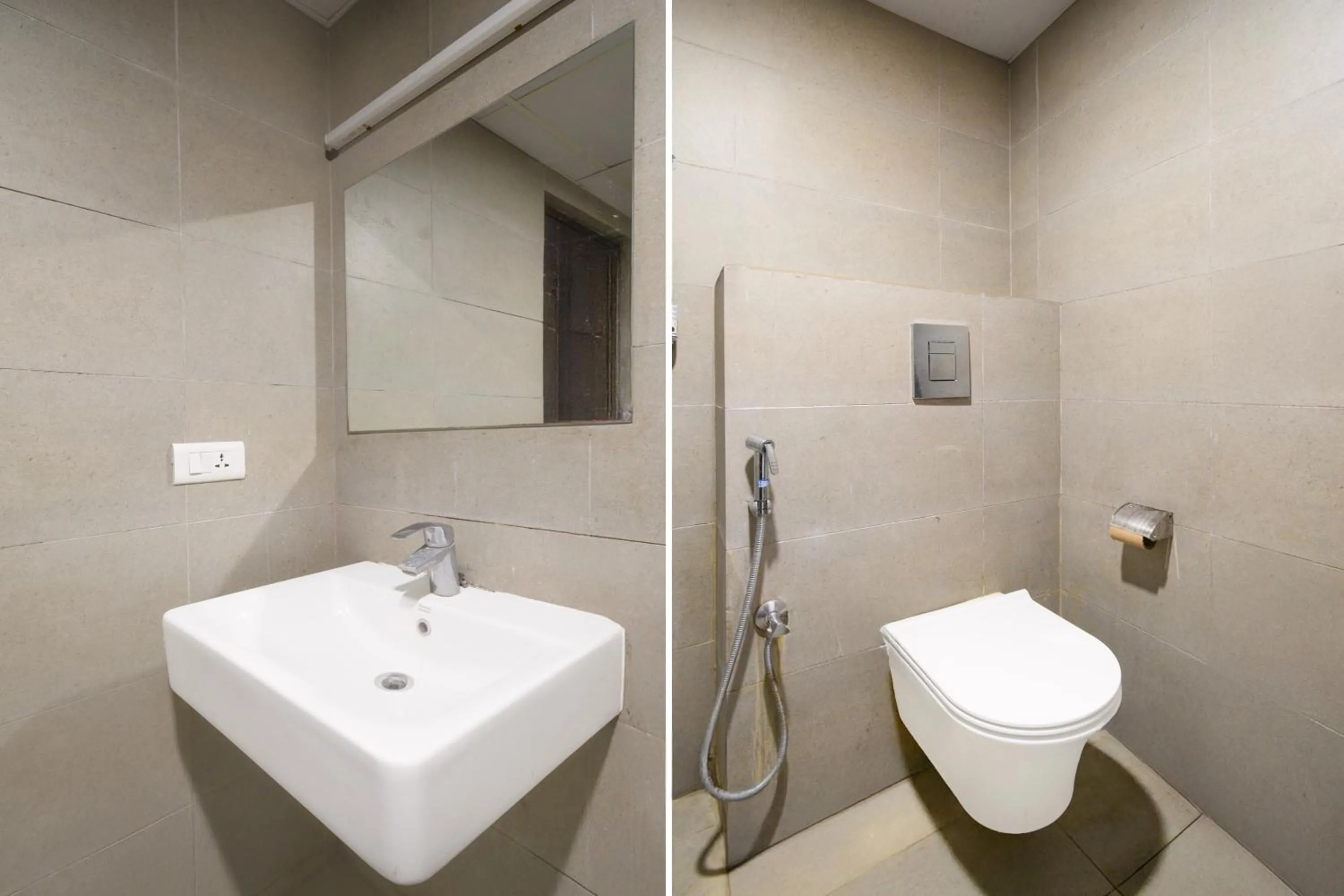 Bathroom in Super Townhouse SR Nagar Metro Station Hyderabad