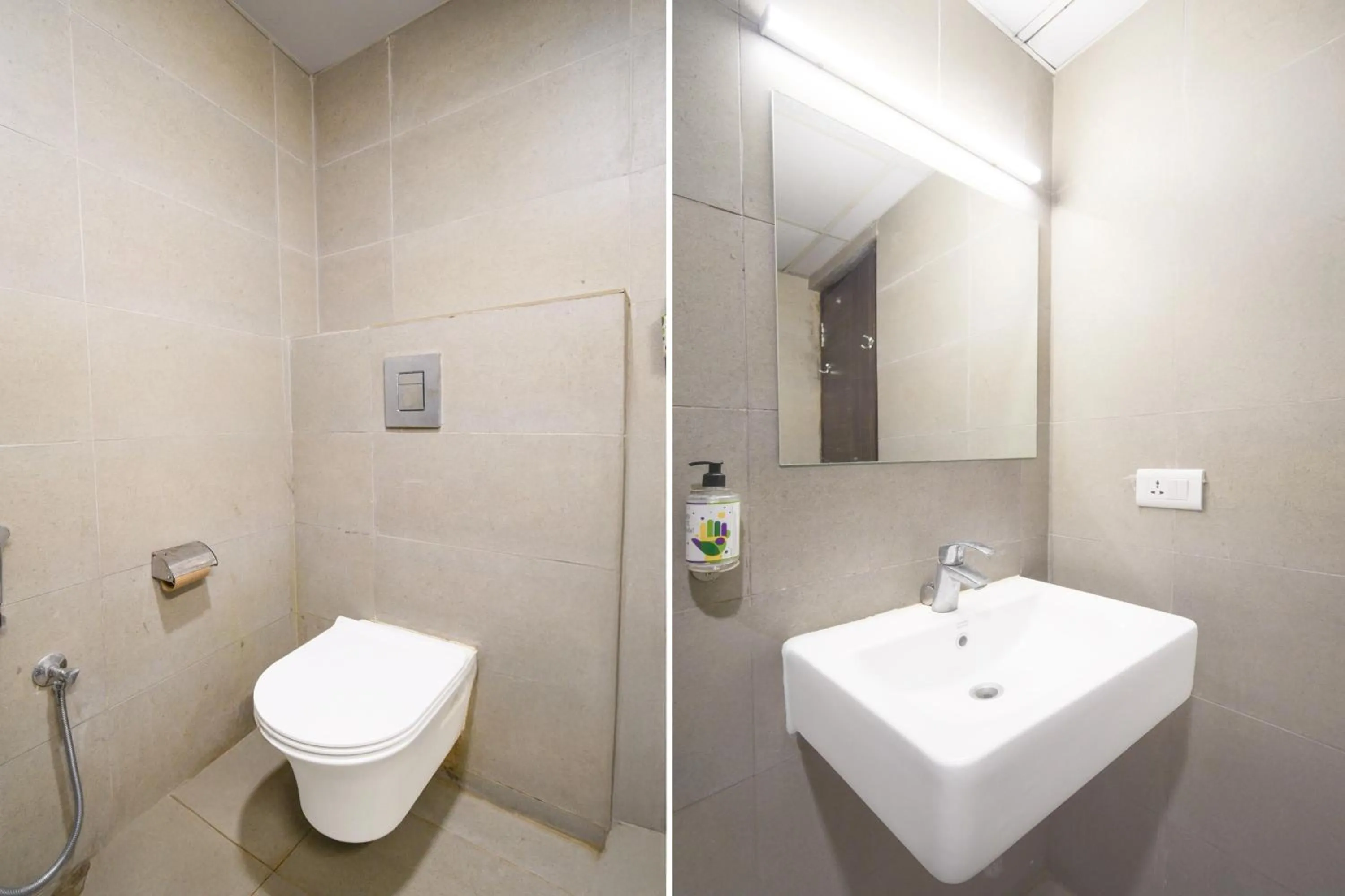 Bathroom in Super Townhouse SR Nagar Metro Station Hyderabad