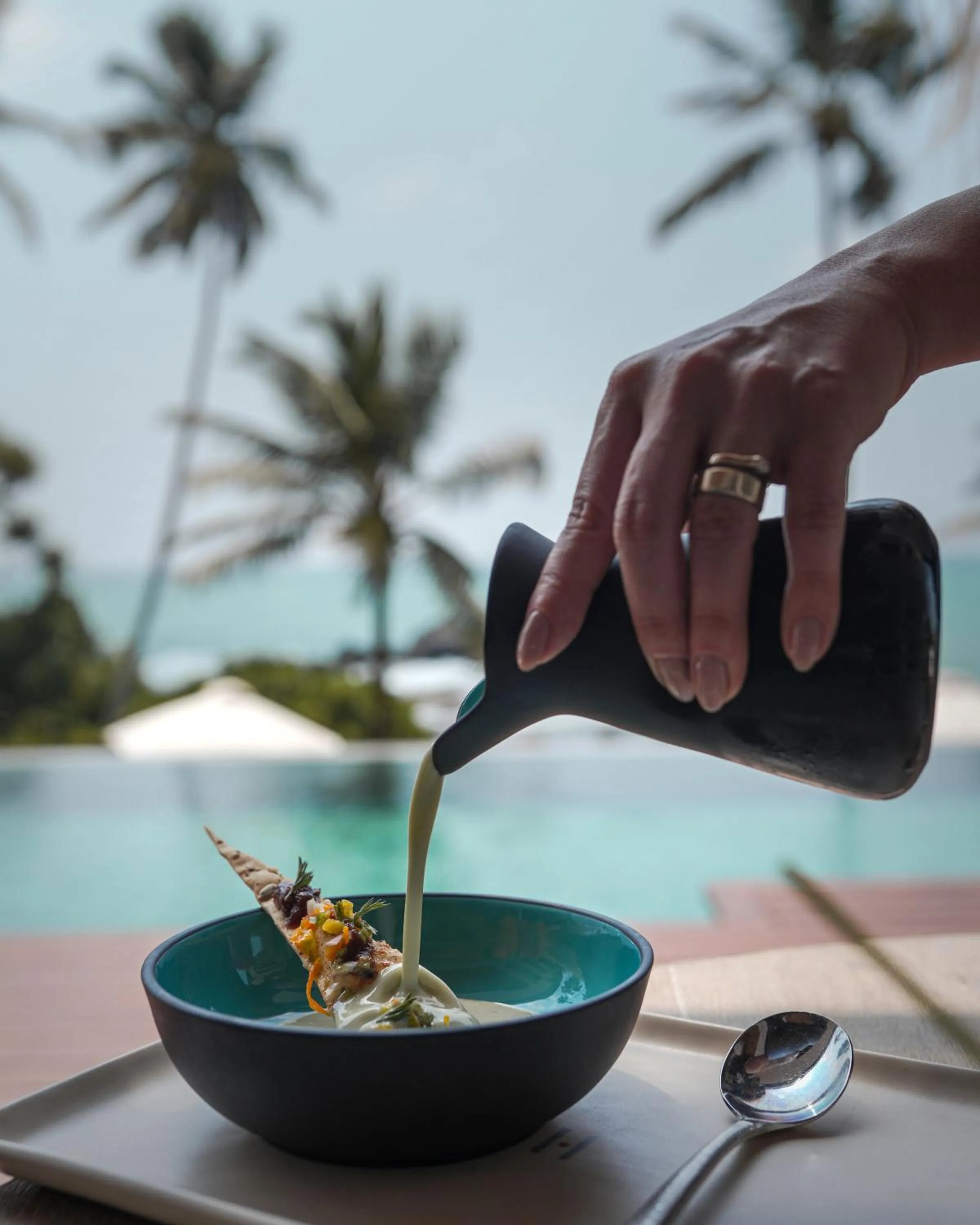 Food close-up in Ahu Bay