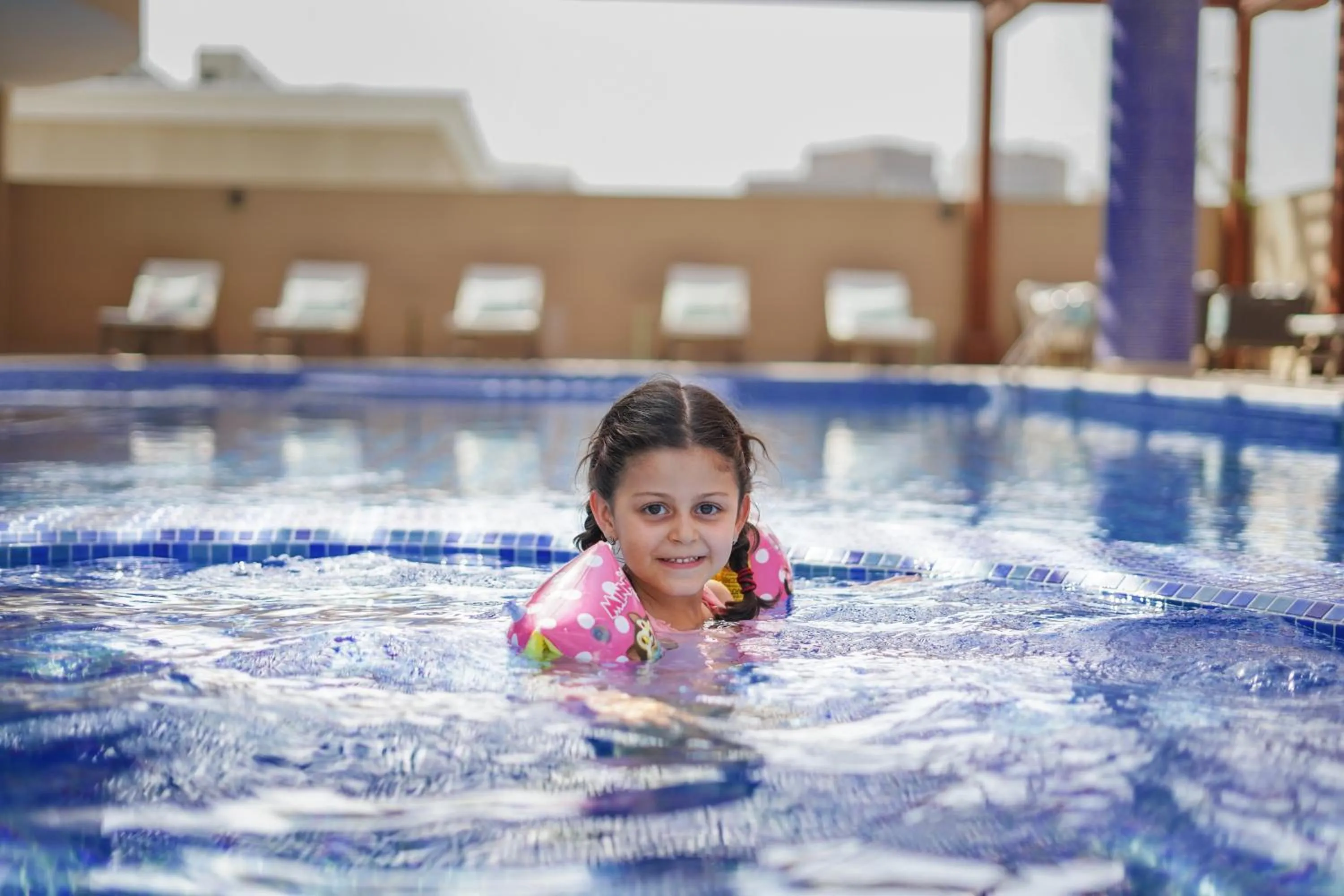 Swimming pool in La Maison Hotel Doha