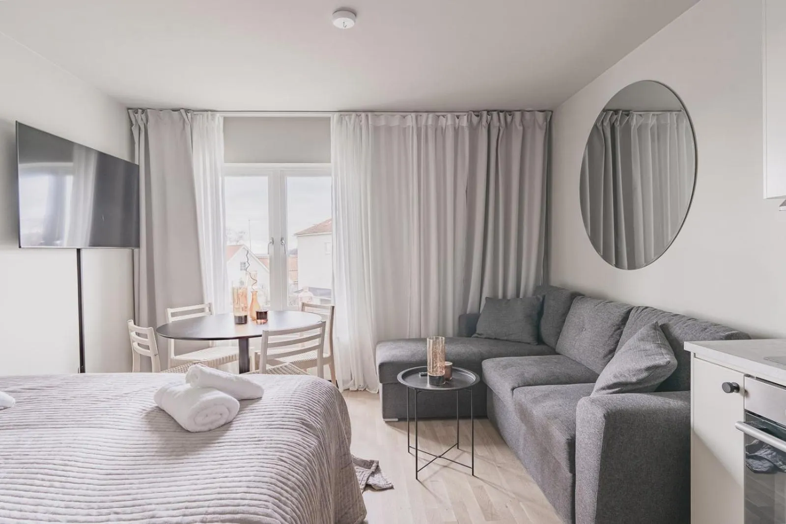 Photo of the whole room, Bed in Hotell Hanöhus Hällevik