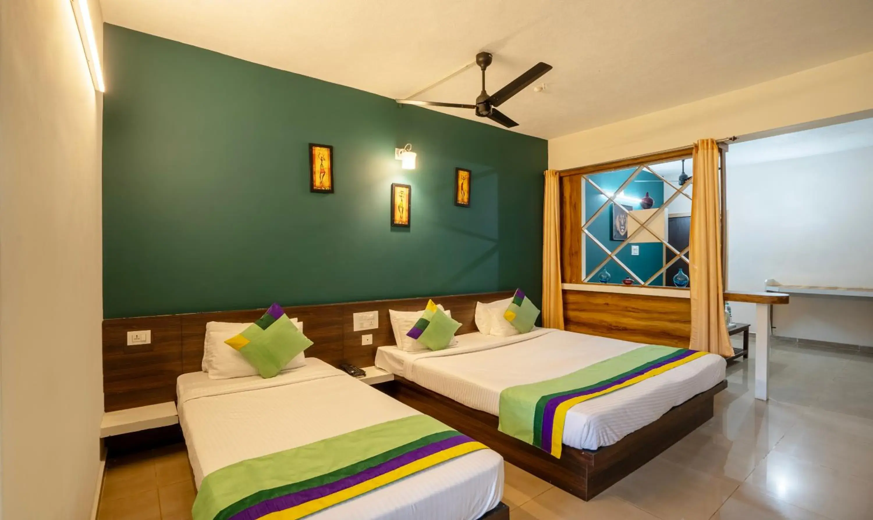 Bedroom, Bed in Itsy Hotels Vijaya Residency Bedroom, Bed in Itsy Hotels Vijaya Residency