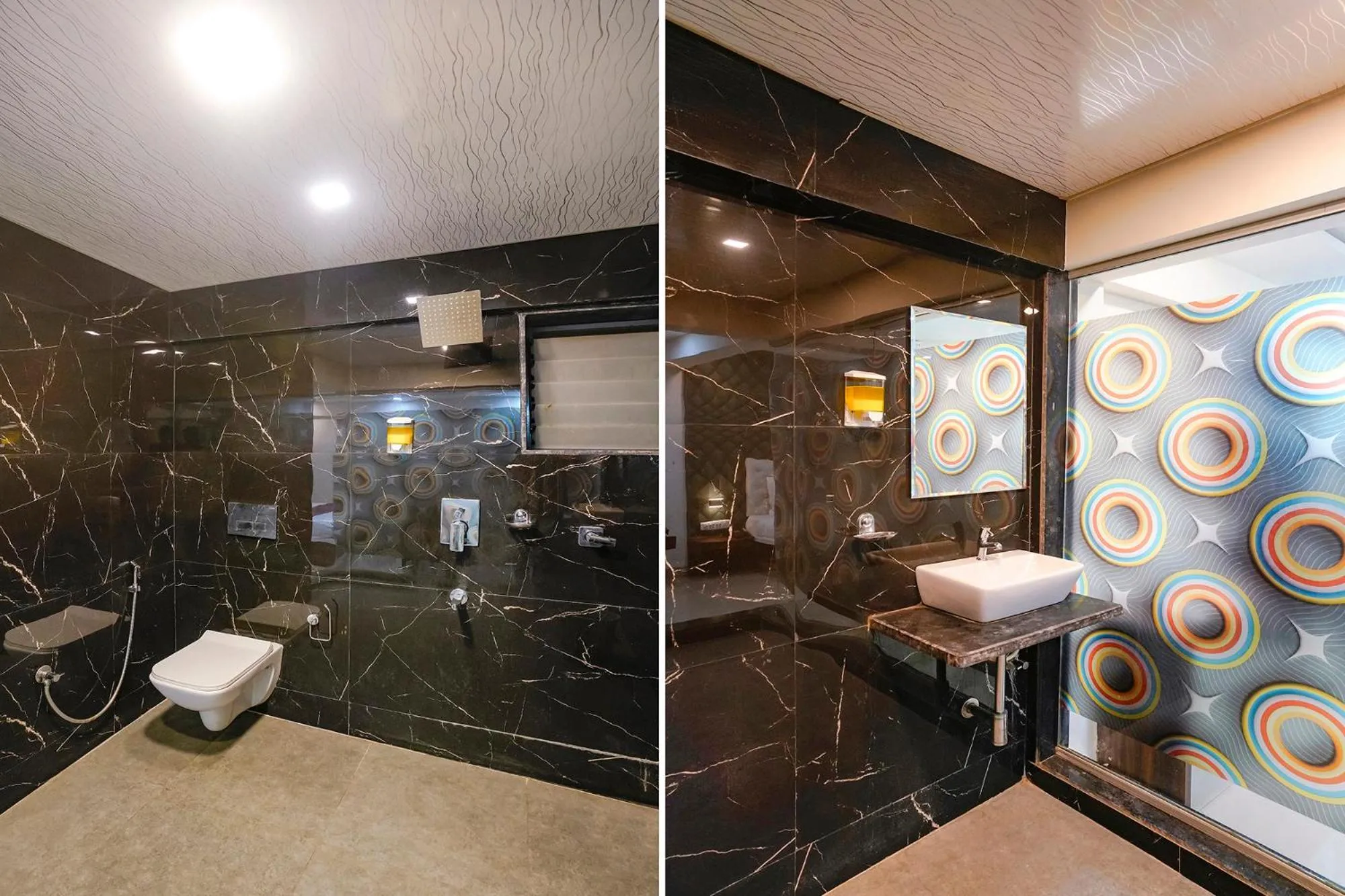 Bathroom in FabHotel Arsh Executive Inn