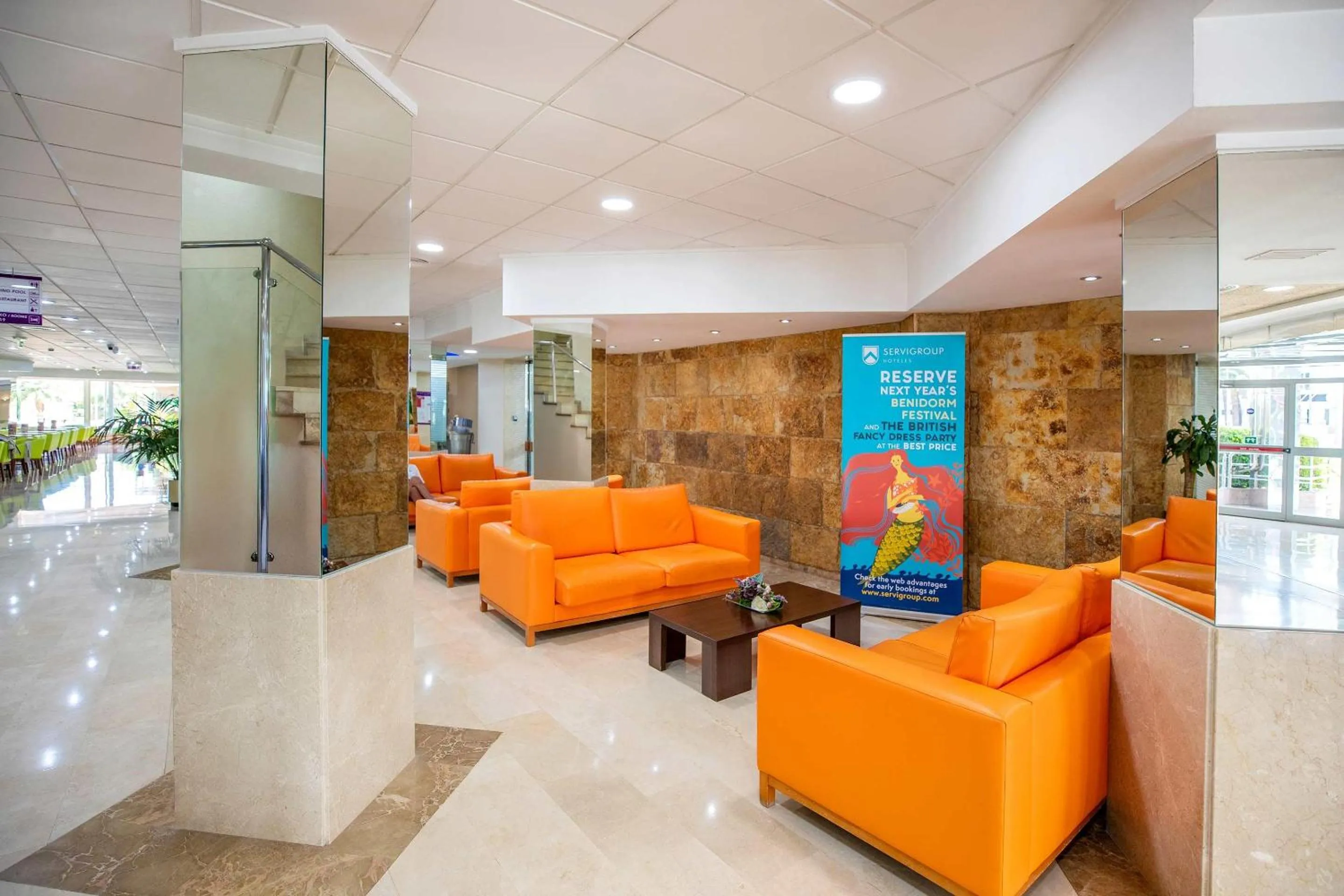 Lobby or reception in Hotel Servigroup Calypso