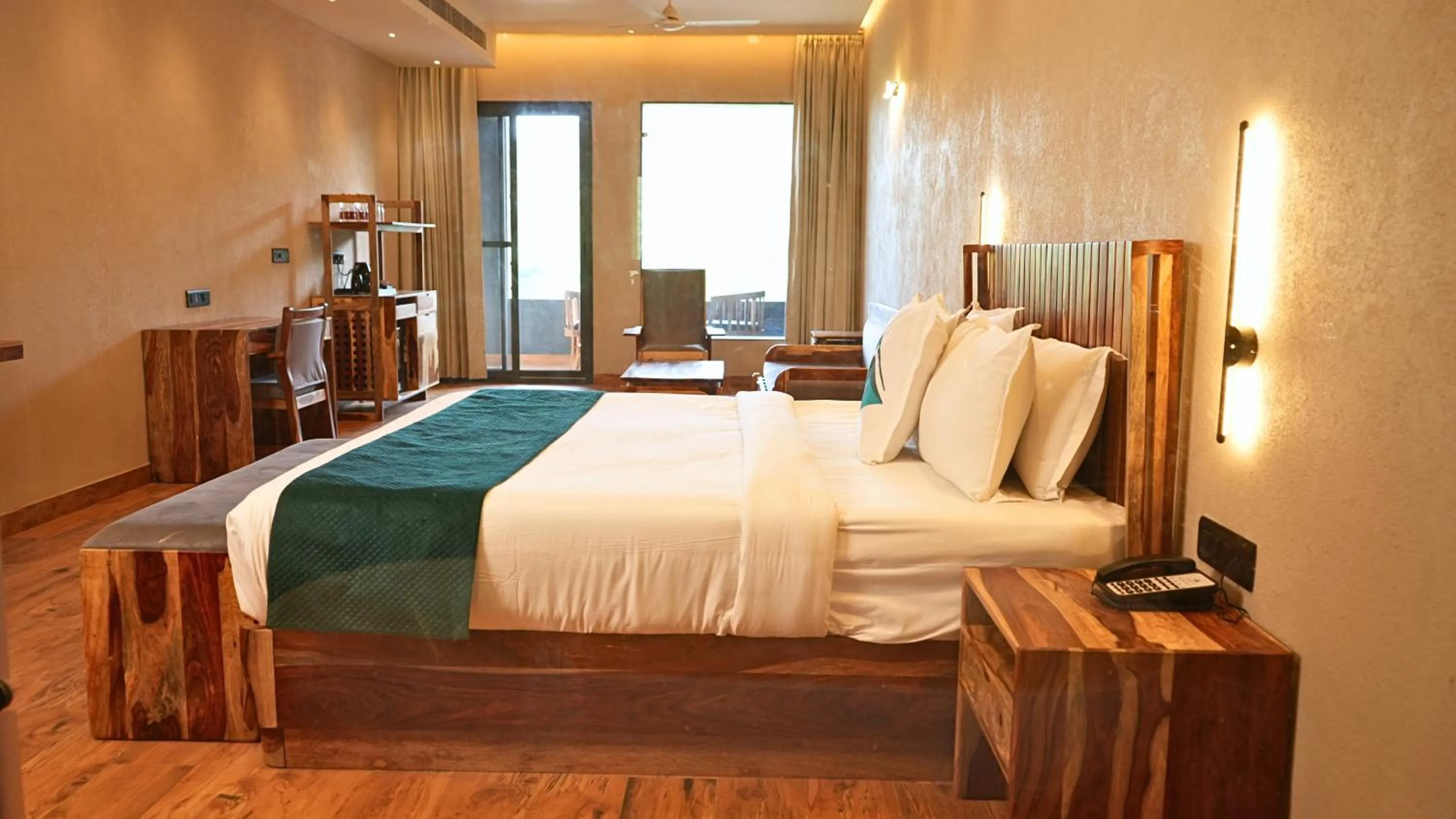 Bed in The Divine Hills Resort