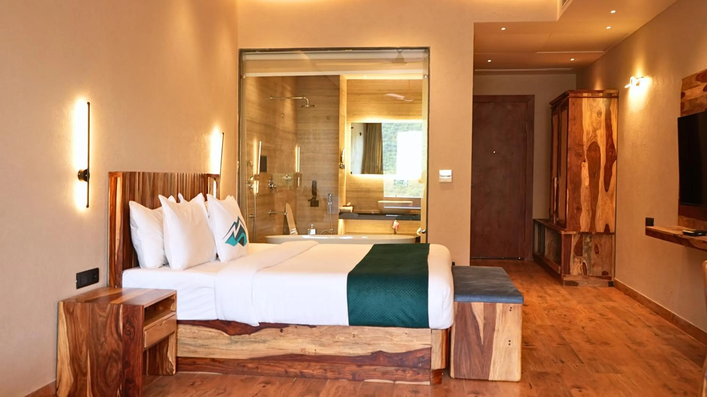 Bed in The Divine Hills Resort