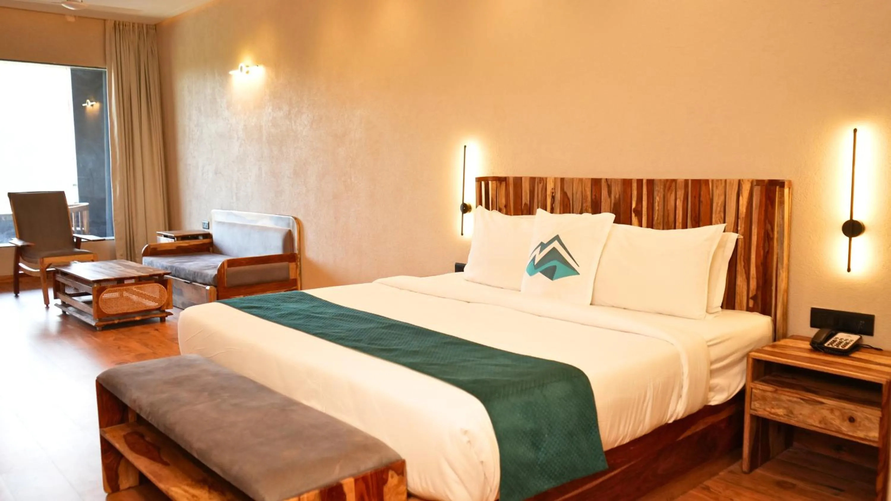 Bed in The Divine Hills Resort