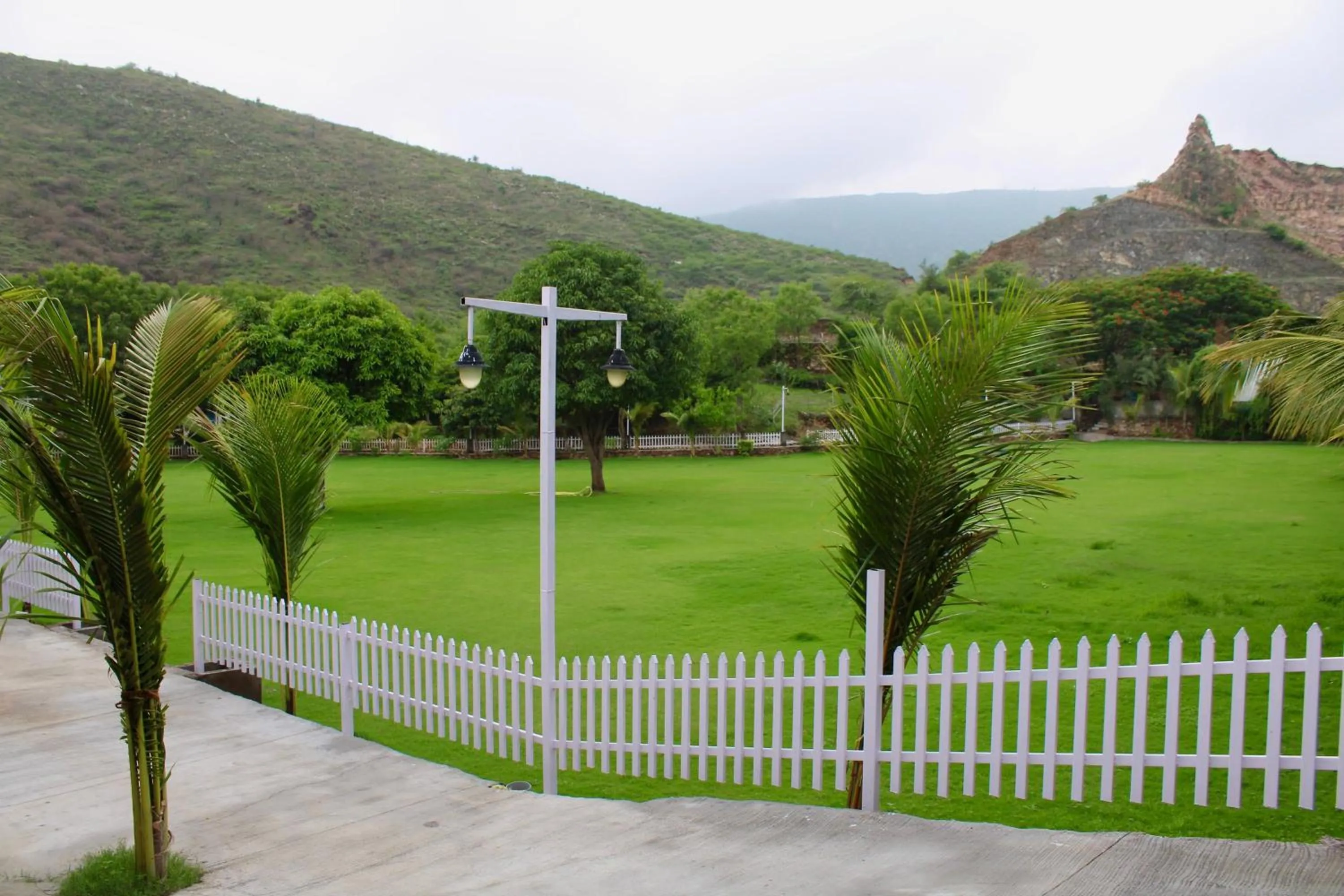 Garden view in The Divine Hills Resort