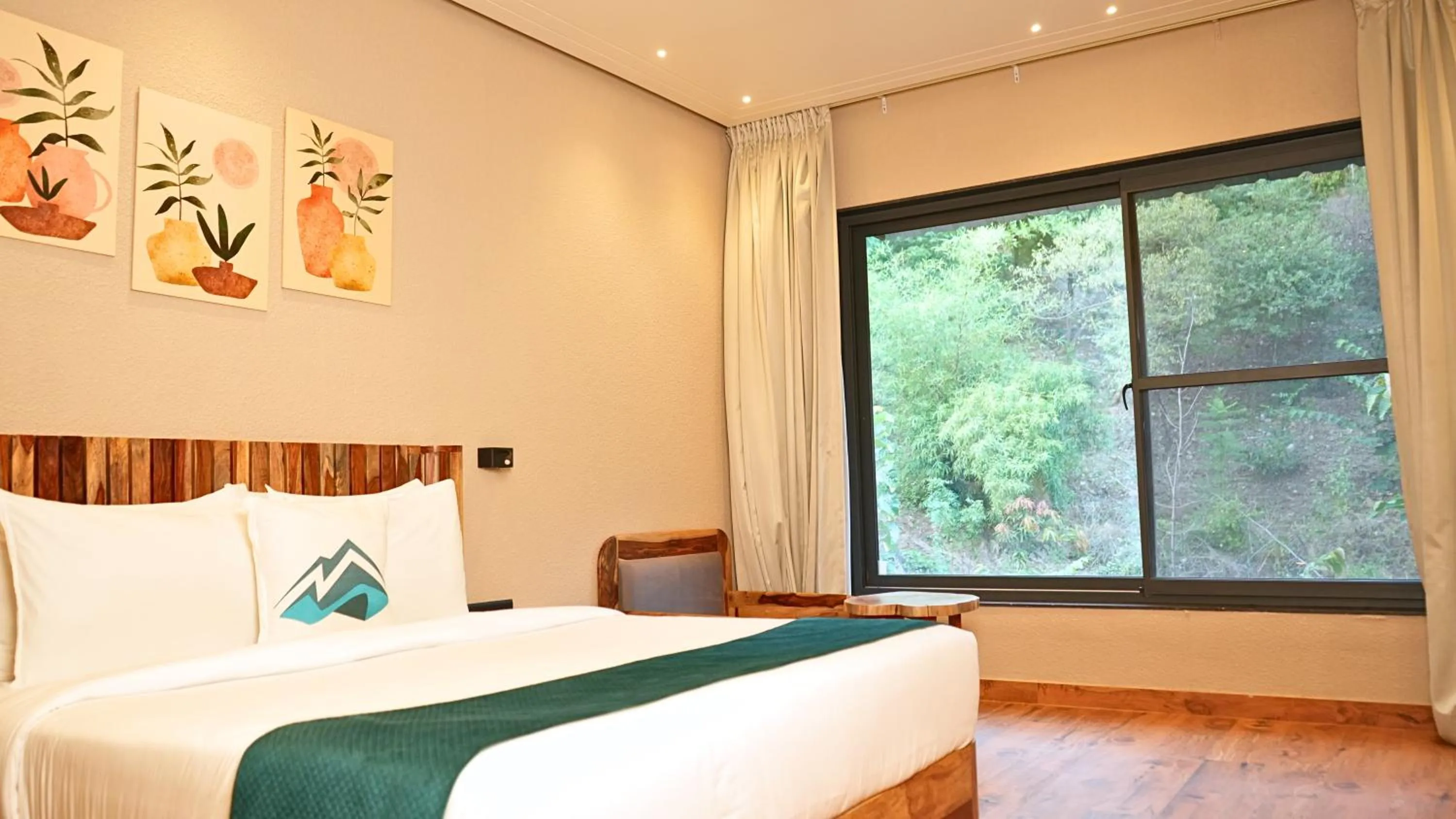 Bed in The Divine Hills Resort