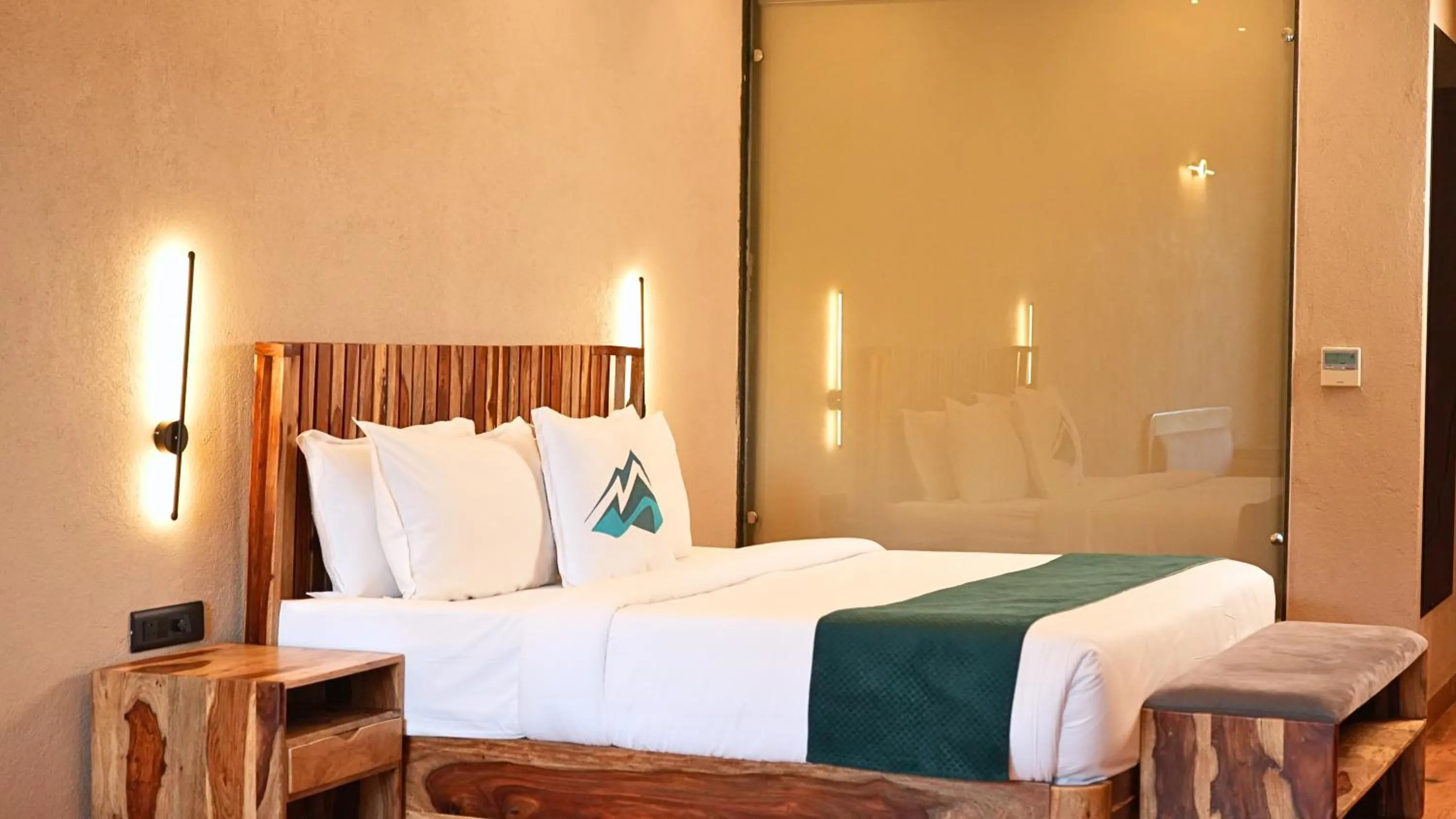 Bed in The Divine Hills Resort