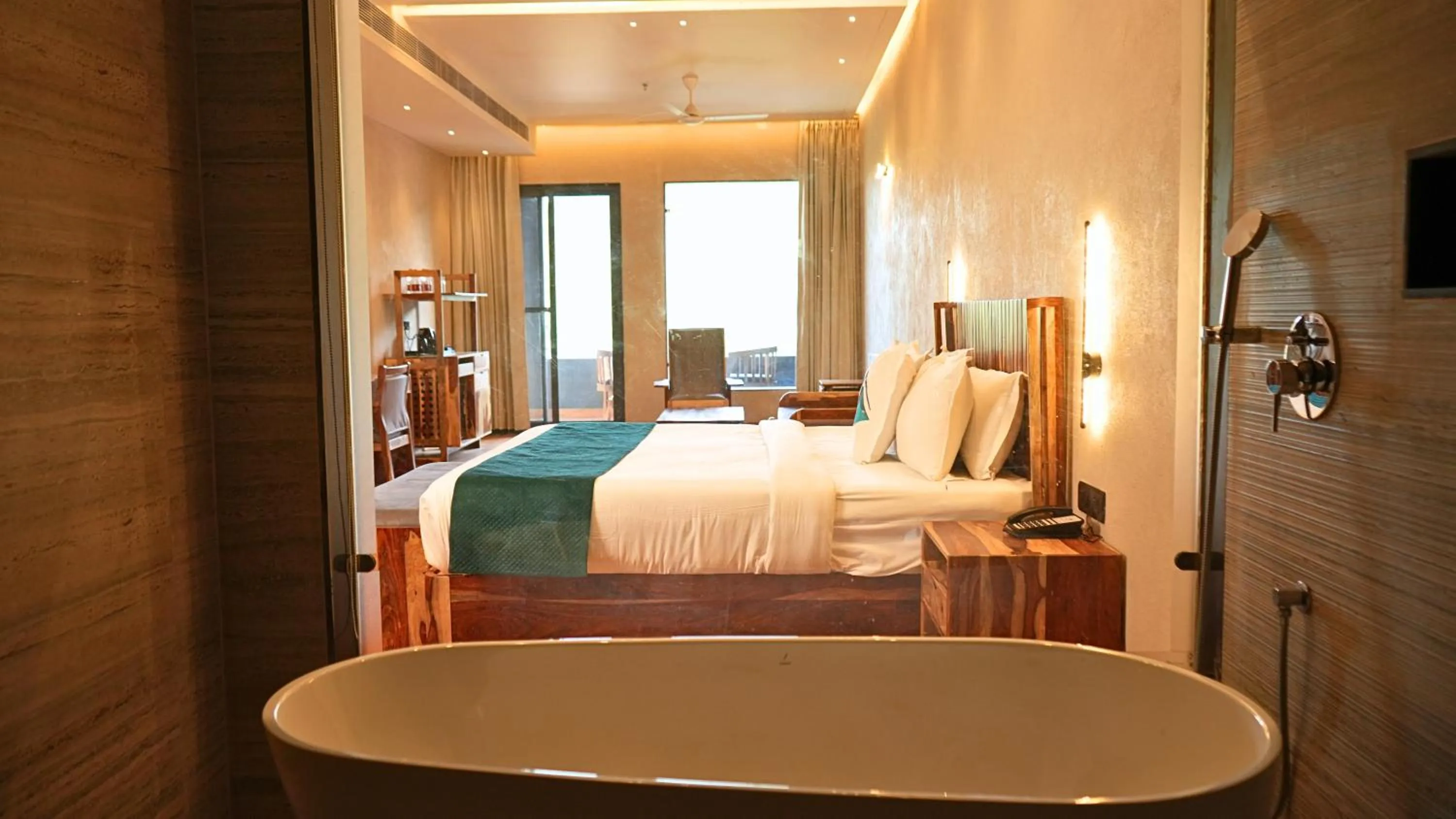 Bed in The Divine Hills Resort