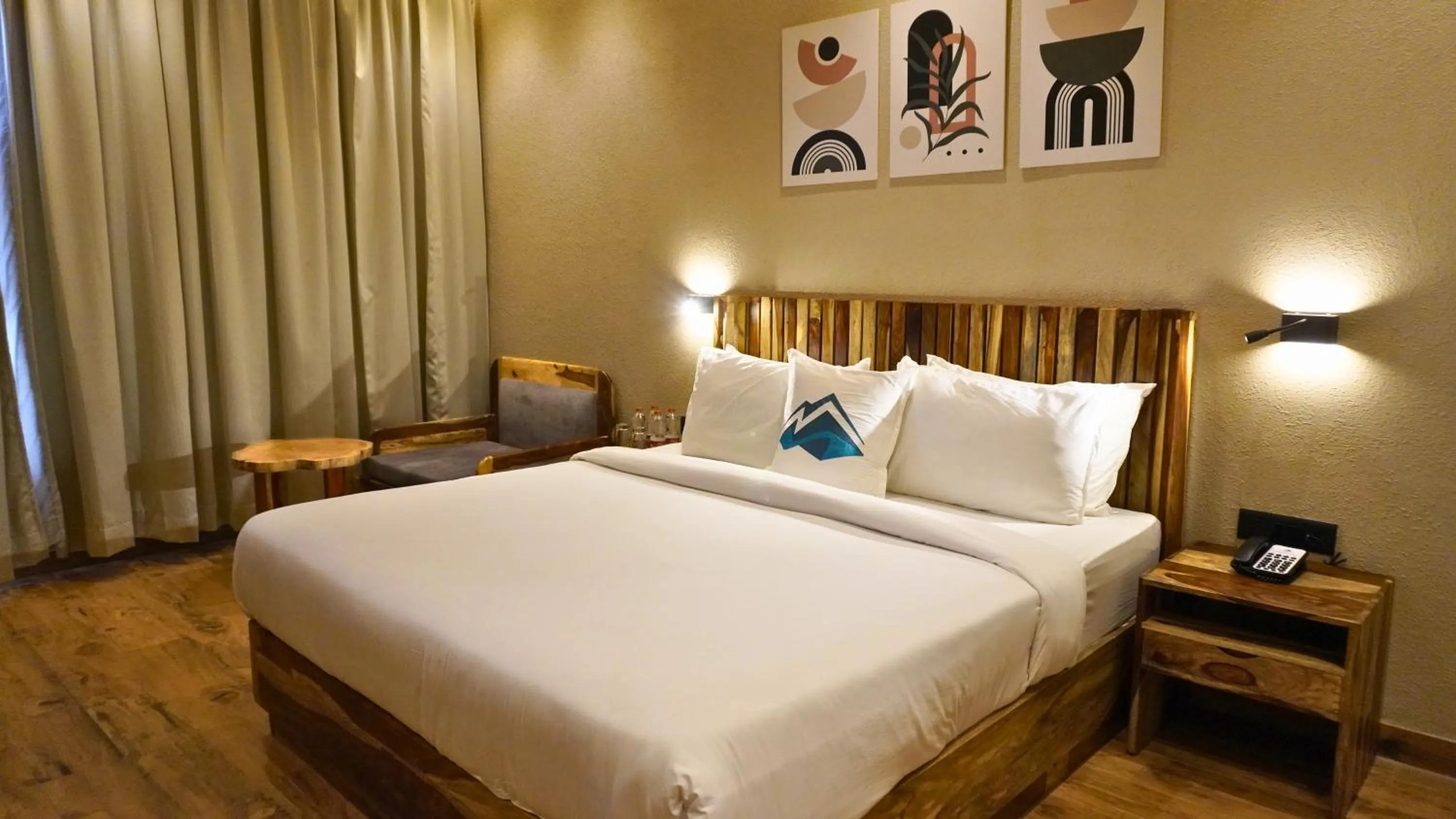 Bed in The Divine Hills Resort