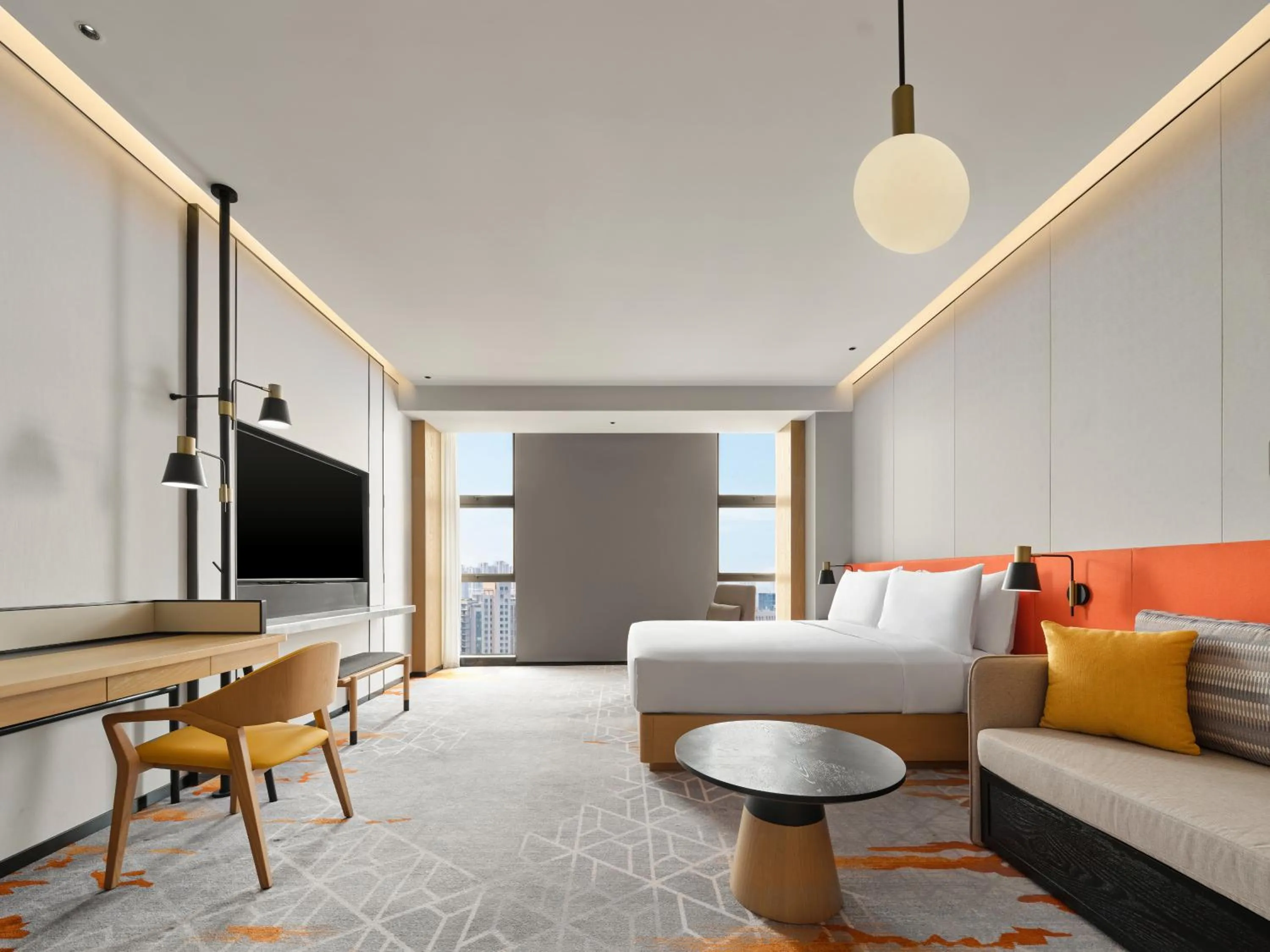 Photo of the whole room in Hilton Garden Inn Jiaxing Xiuzhou