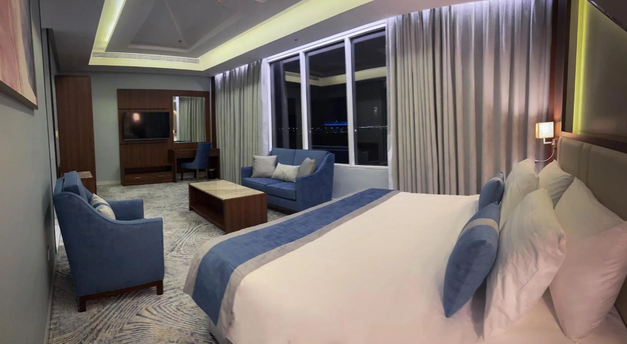 Bed in Level Nine Hotel
