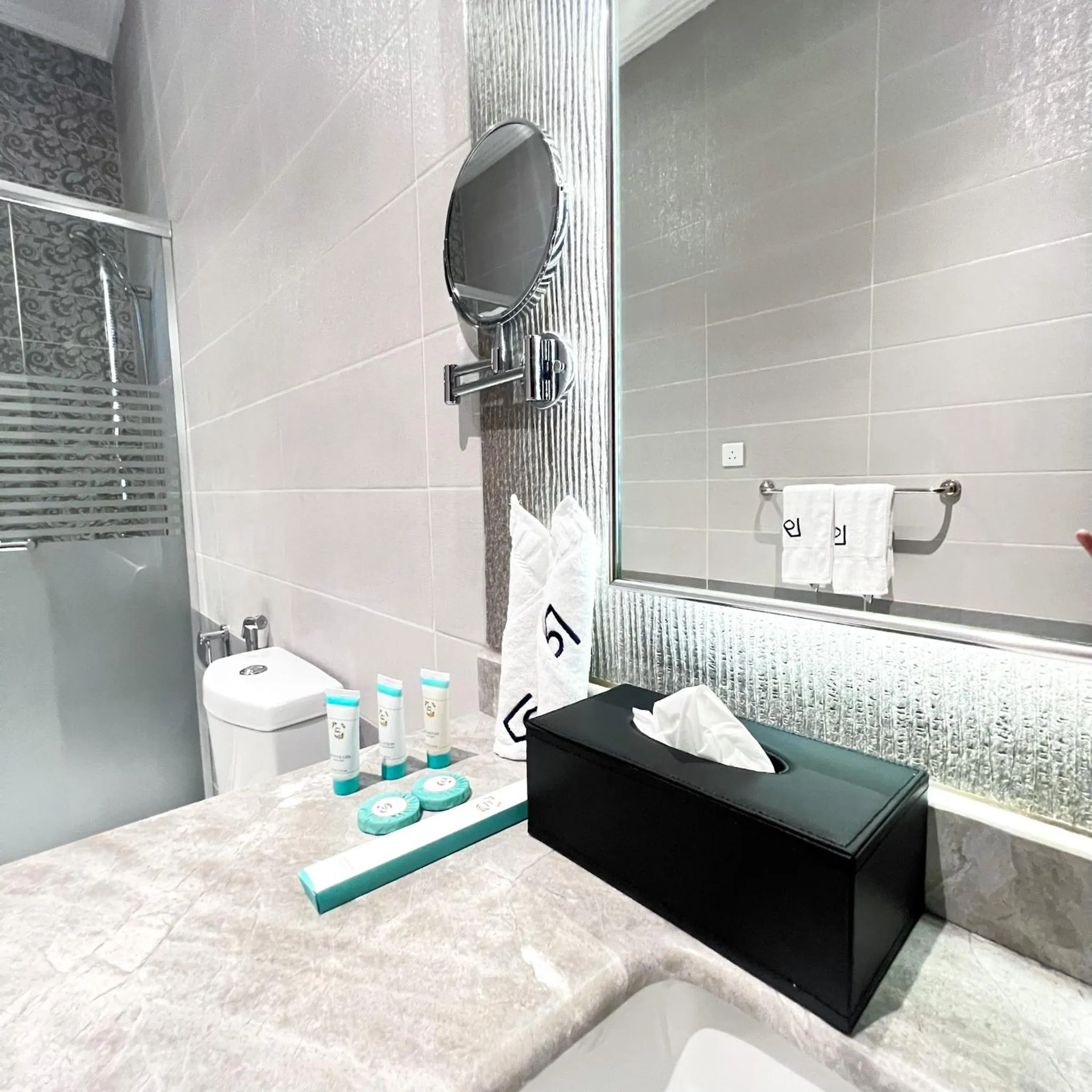 Toilet in Level Nine Hotel
