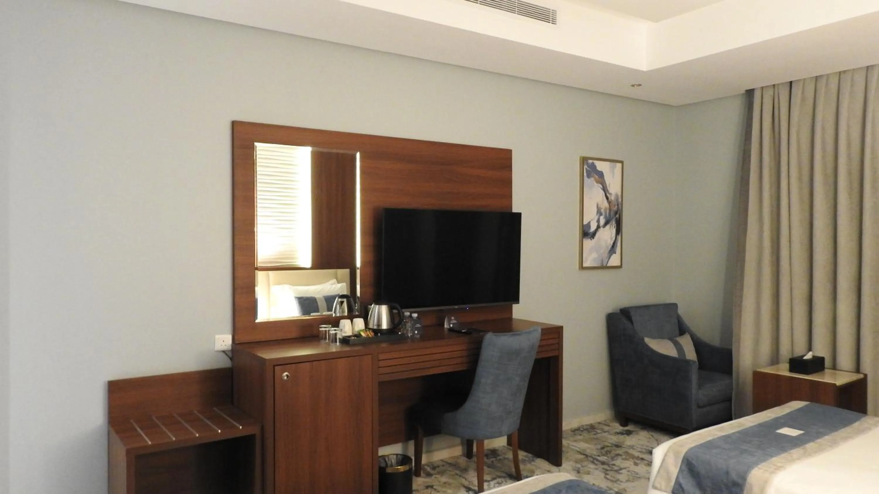 TV and multimedia, Bed in Level Nine Hotel