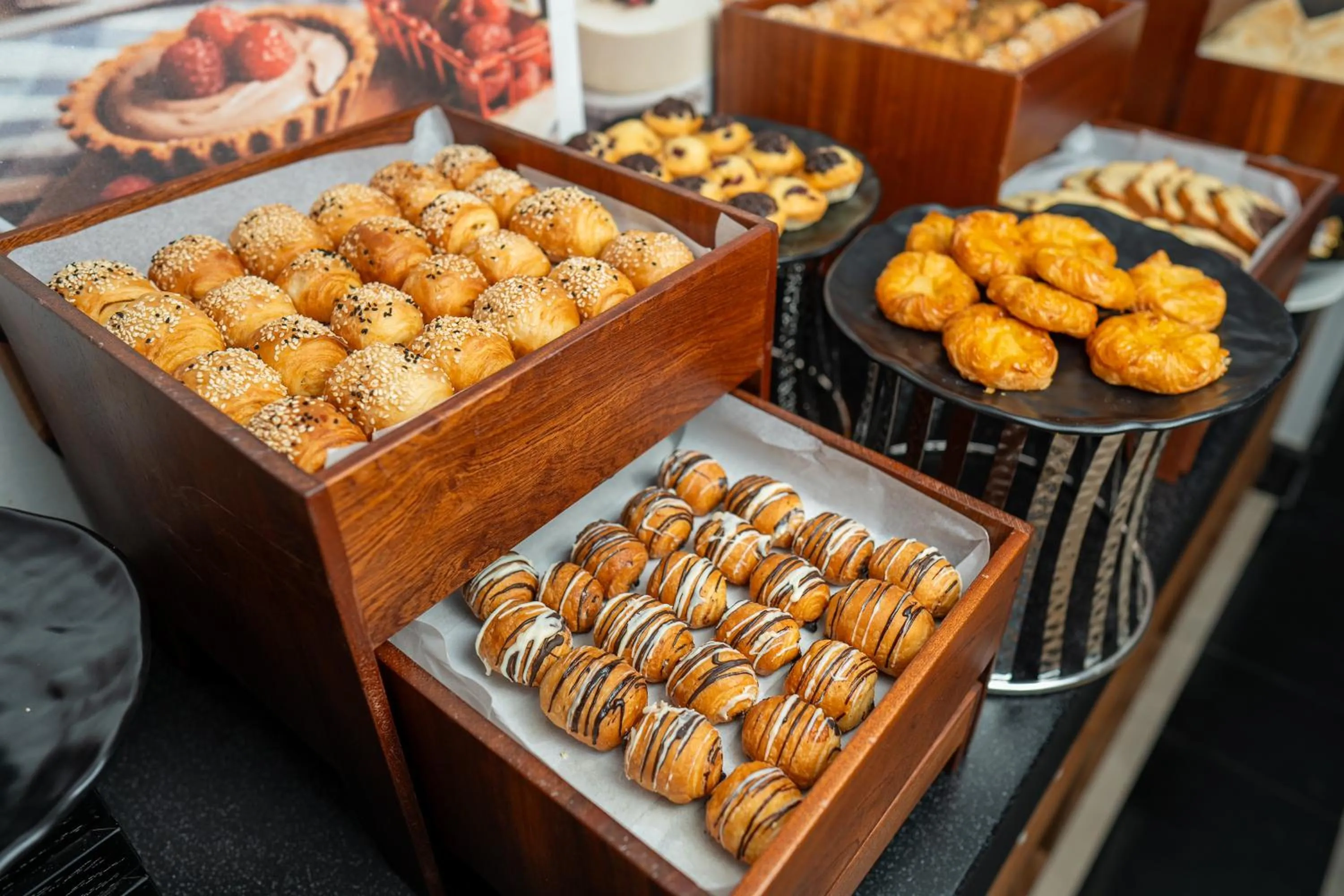 Buffet breakfast in Charli Hotel Jeddah
