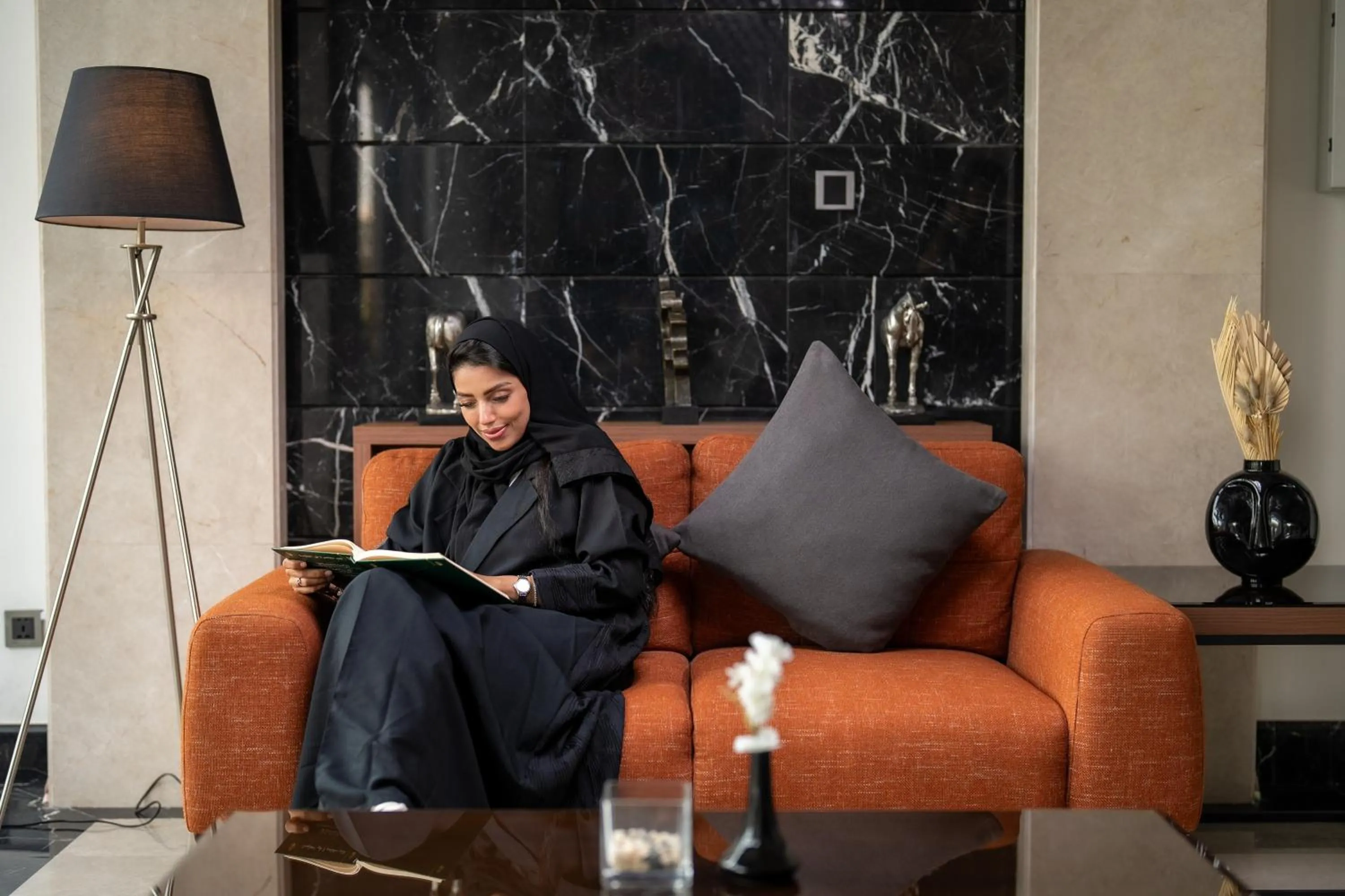 Seating area in Charli Hotel Jeddah