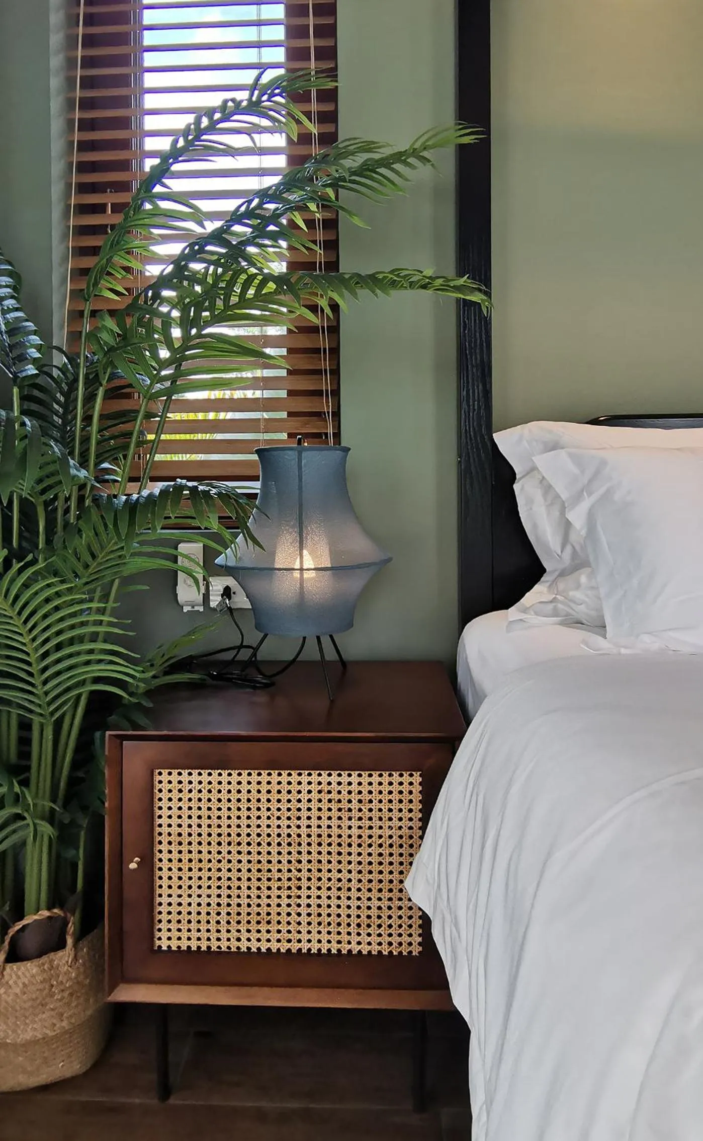 Bed in Rice Villa Chiang Mai