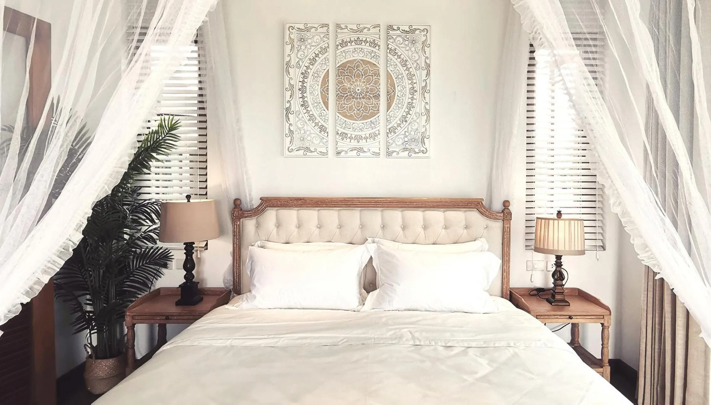 Photo of the whole room, Bed in Rice Villa Chiang Mai