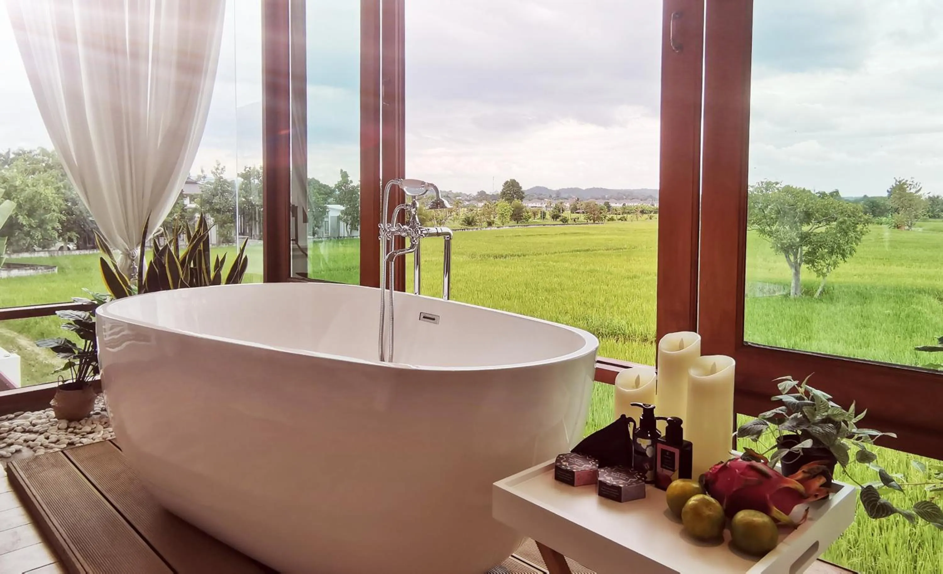 Bath in Rice Villa Chiang Mai