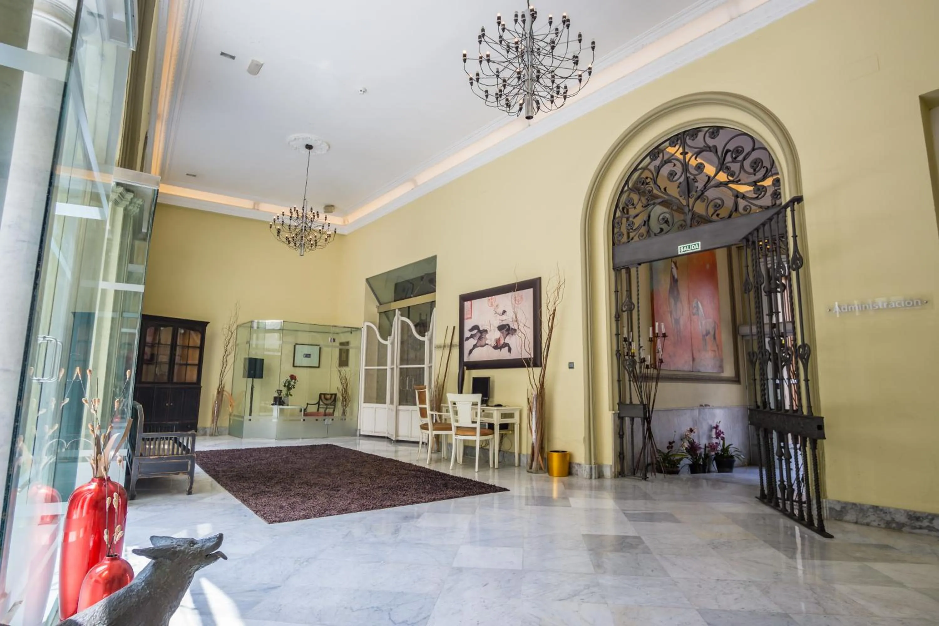 Lobby or reception in Hotel Palacio Garvey