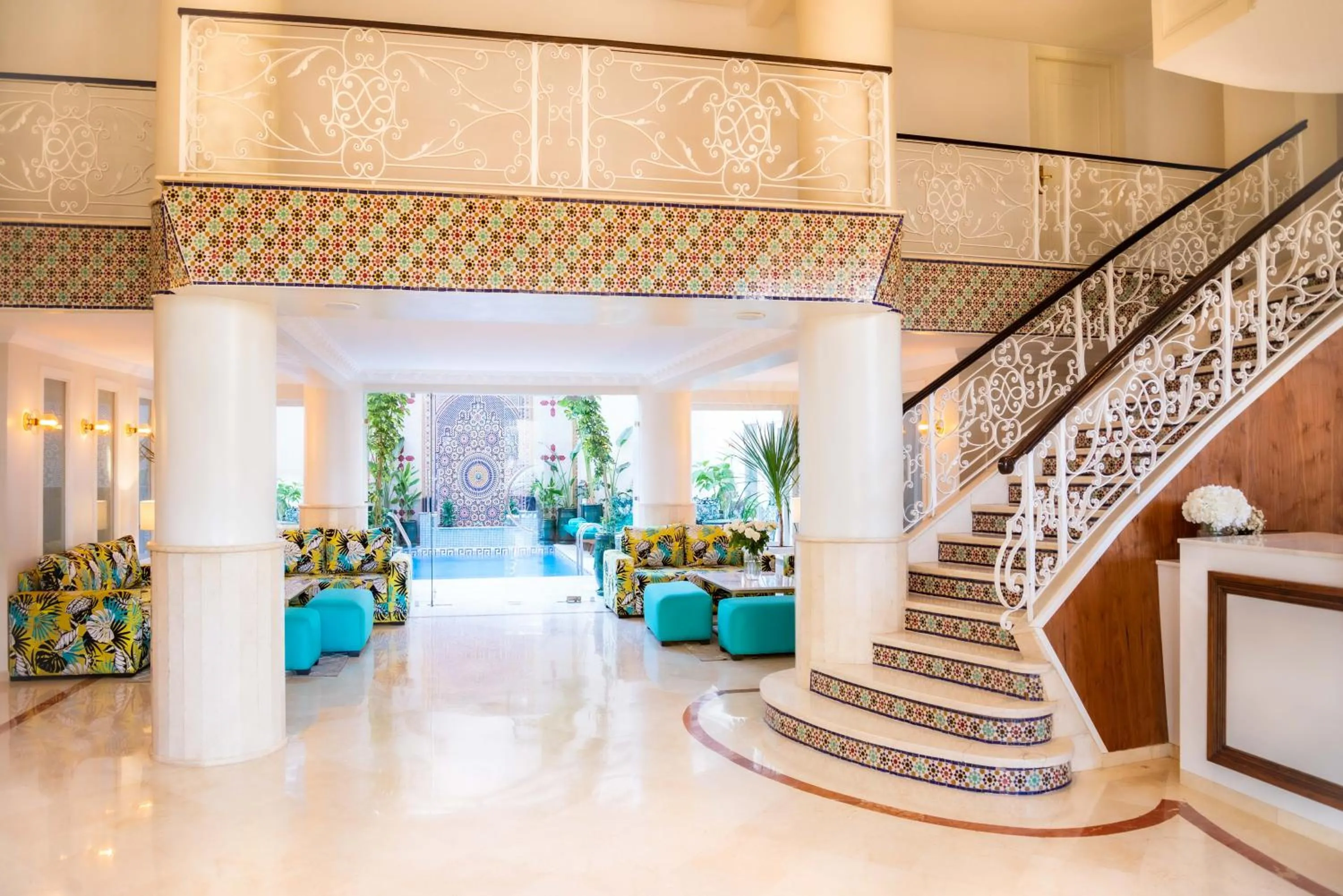 Lobby or reception in Hotel Safia