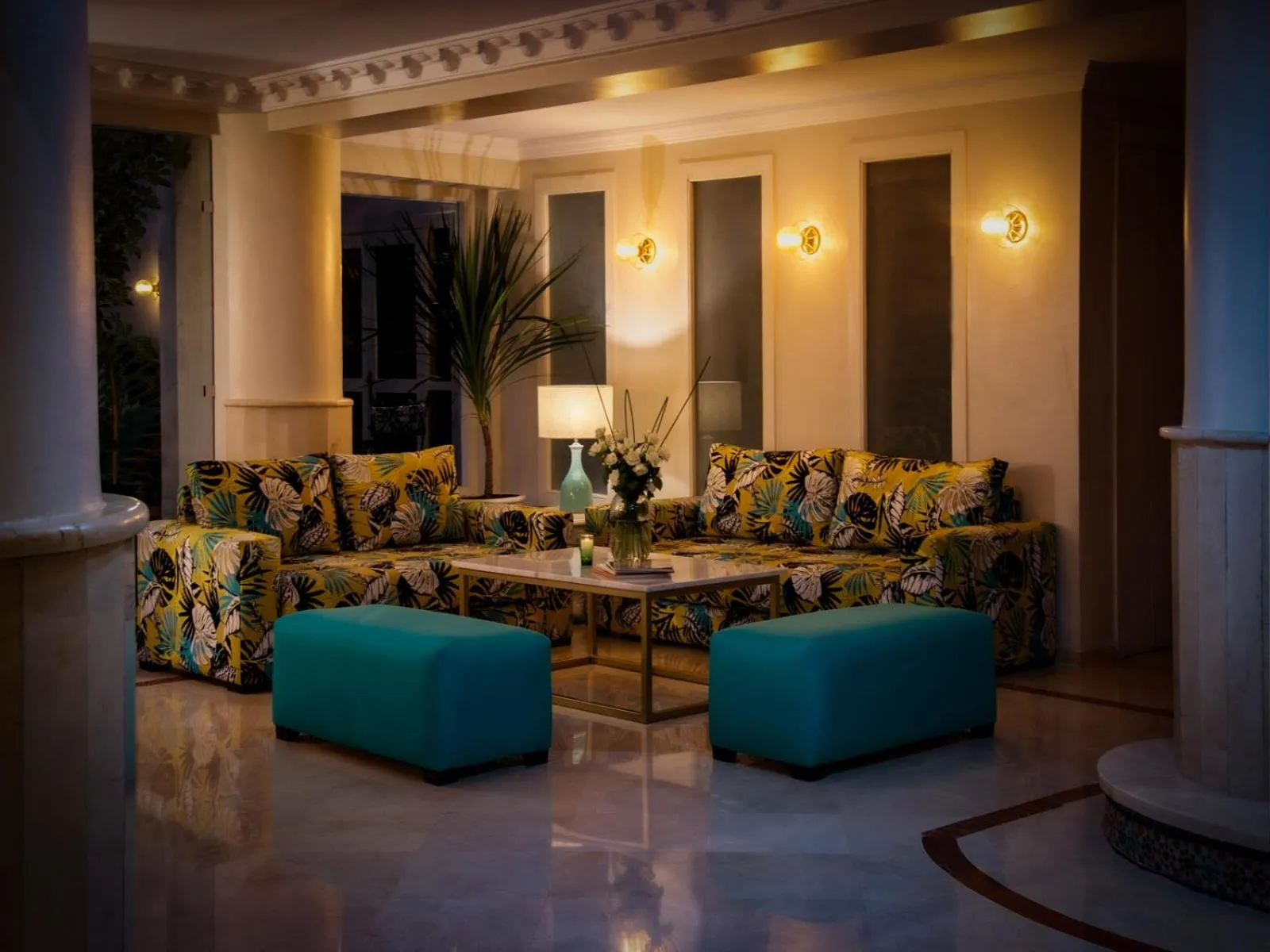 Lobby or reception in Hotel Safia