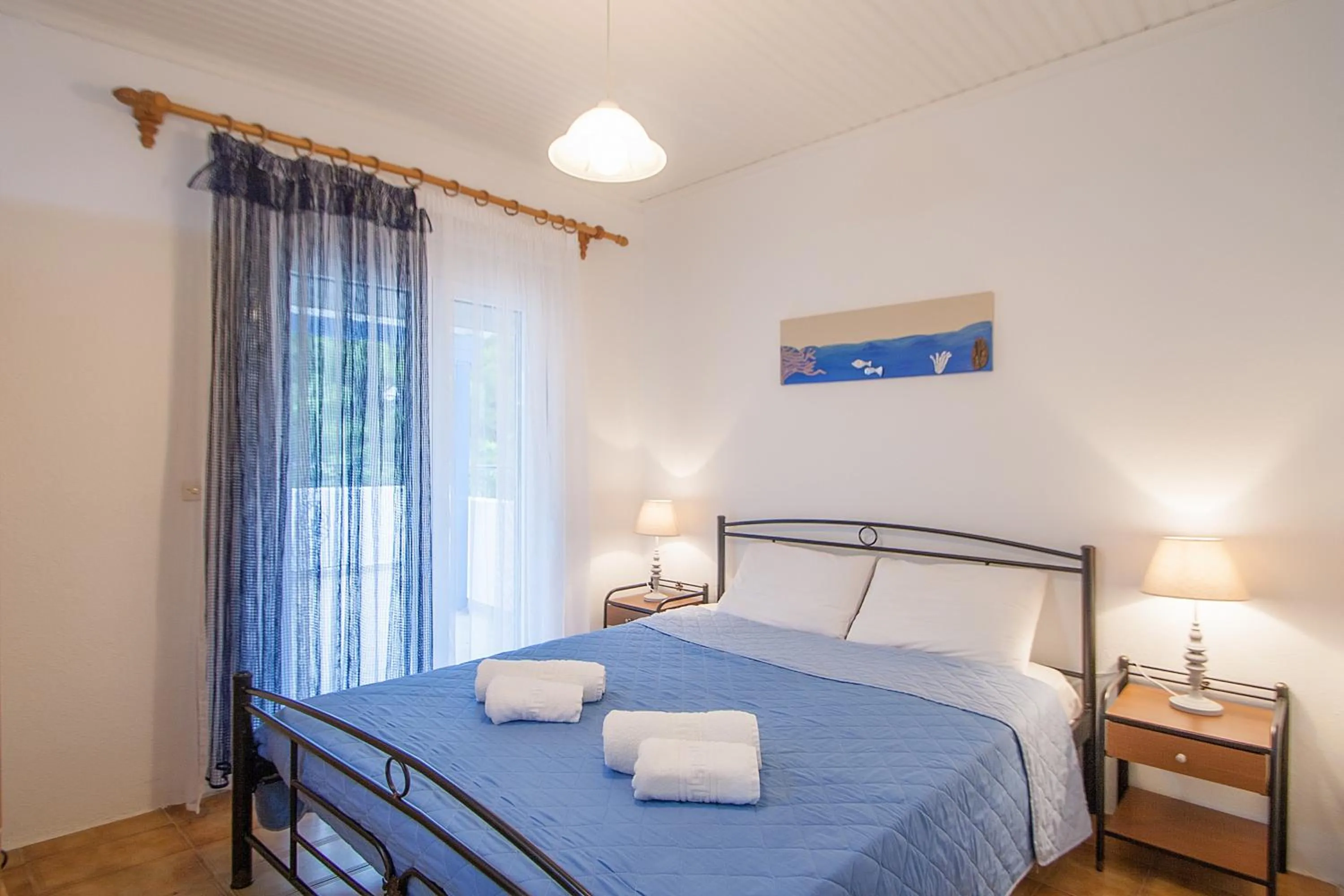 Bedroom, Bed in Villa ALEXIS