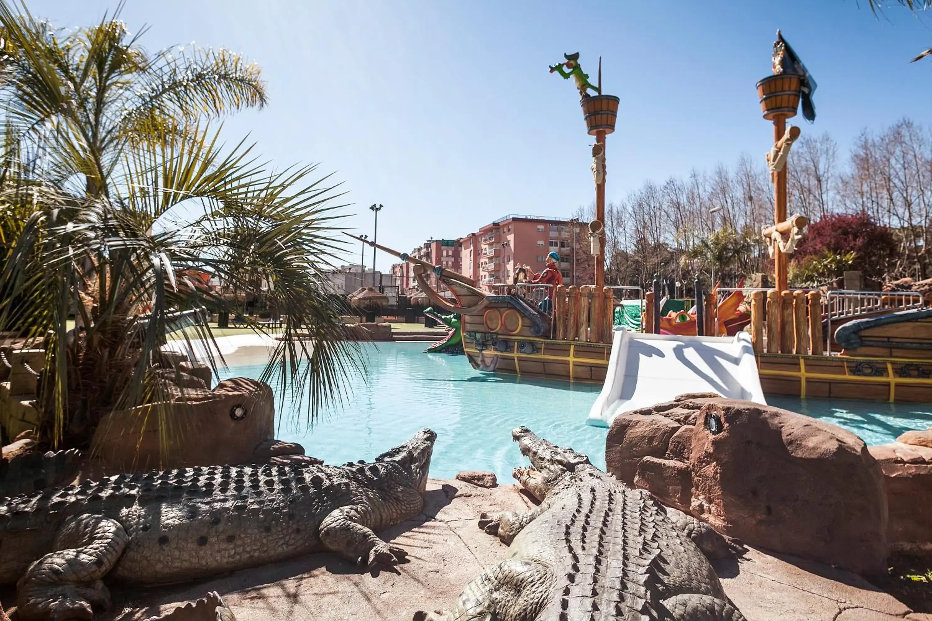 Pool view in Evenia Olympic Suites Pool view in Evenia Olympic Suites