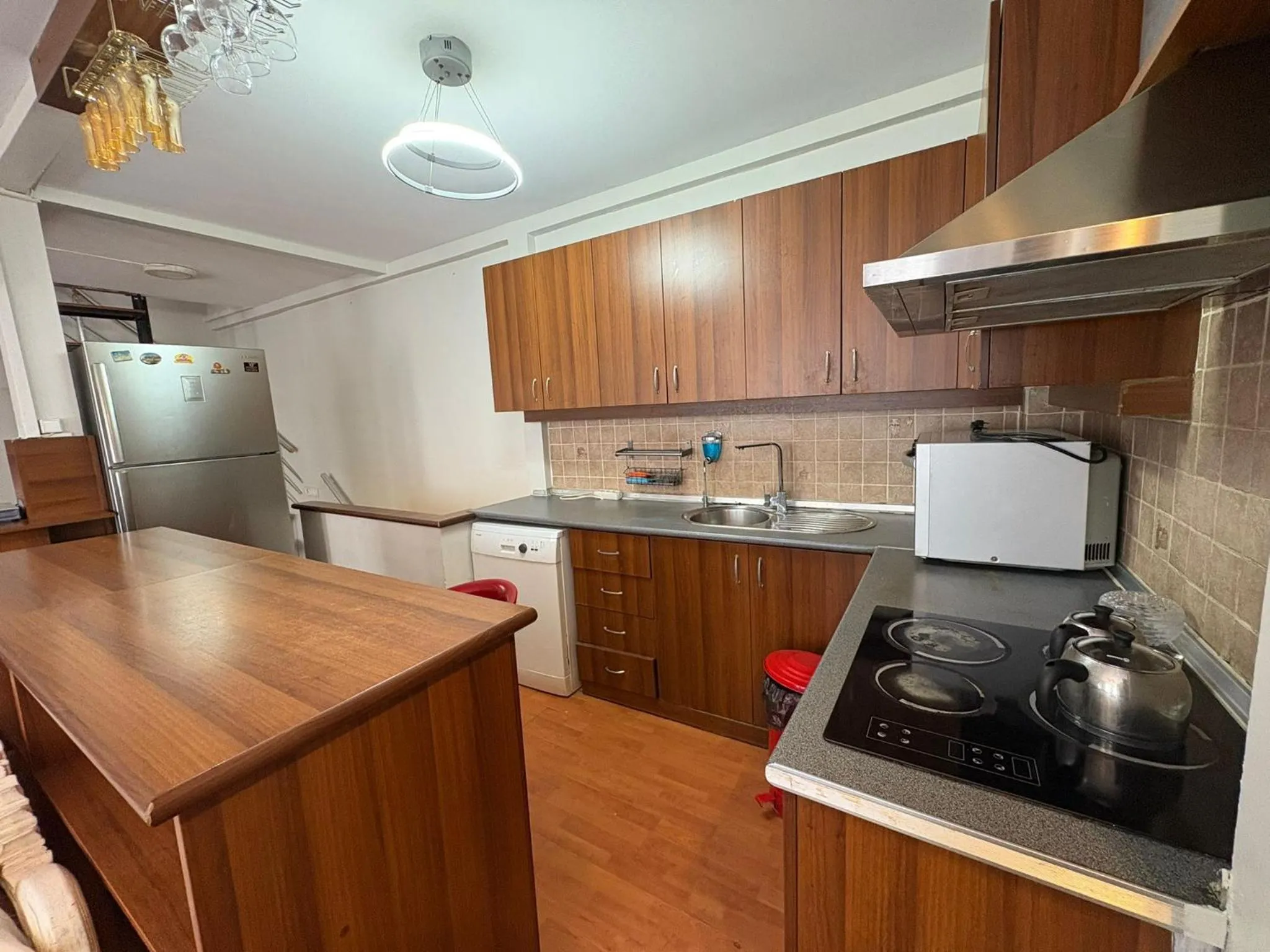 Kitchen or kitchenette in taksim çamdalı suit