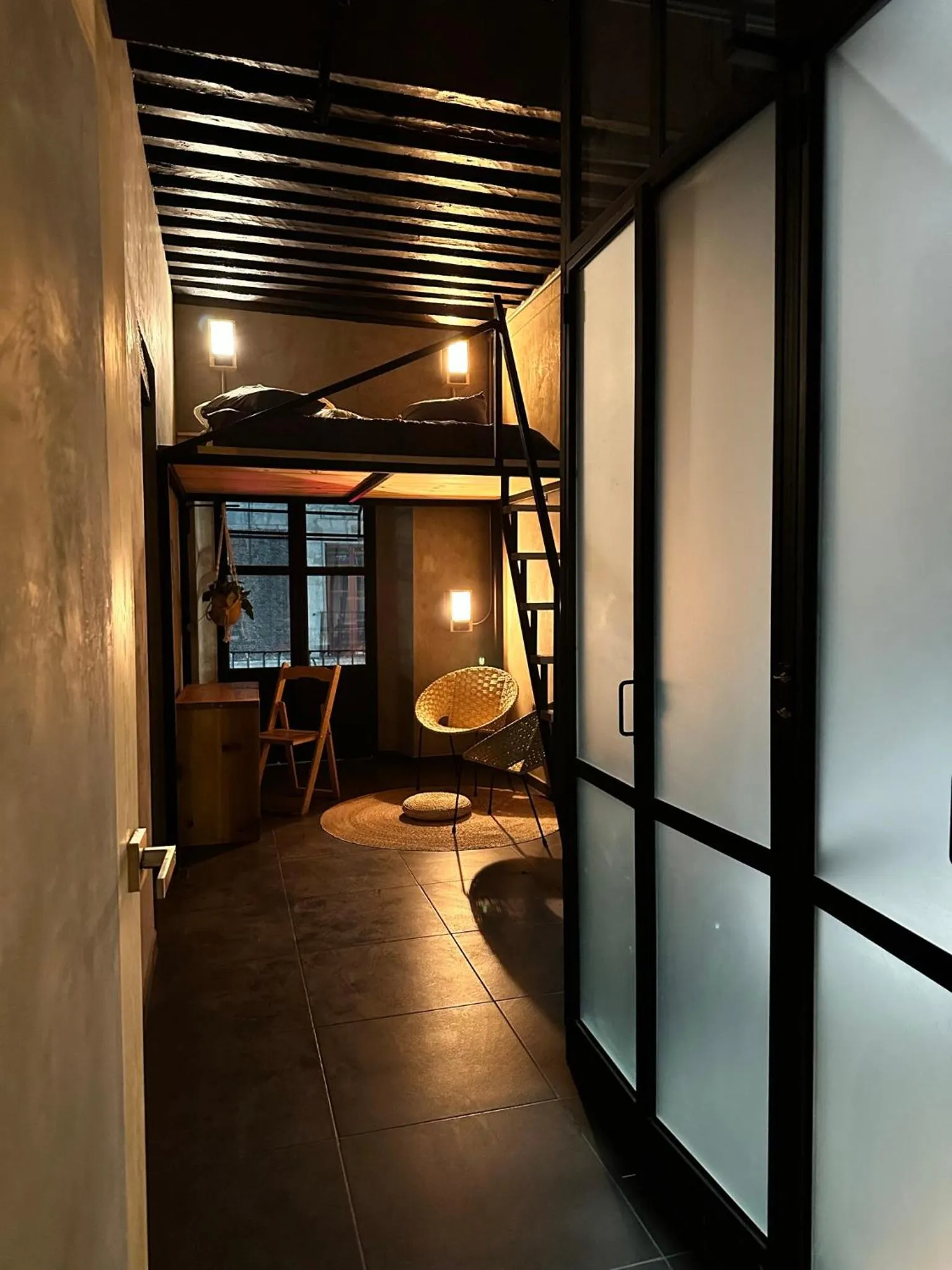 Bed in Casa Sabina Down Town Mexico City