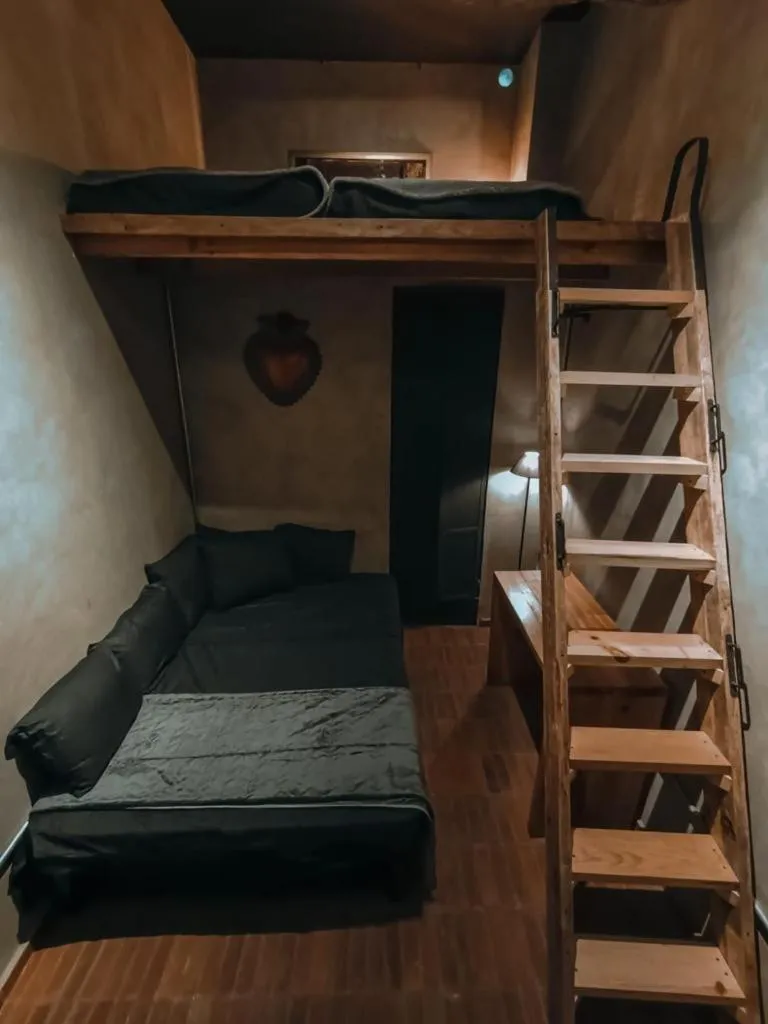 Bed in Casa Sabina Down Town Mexico City