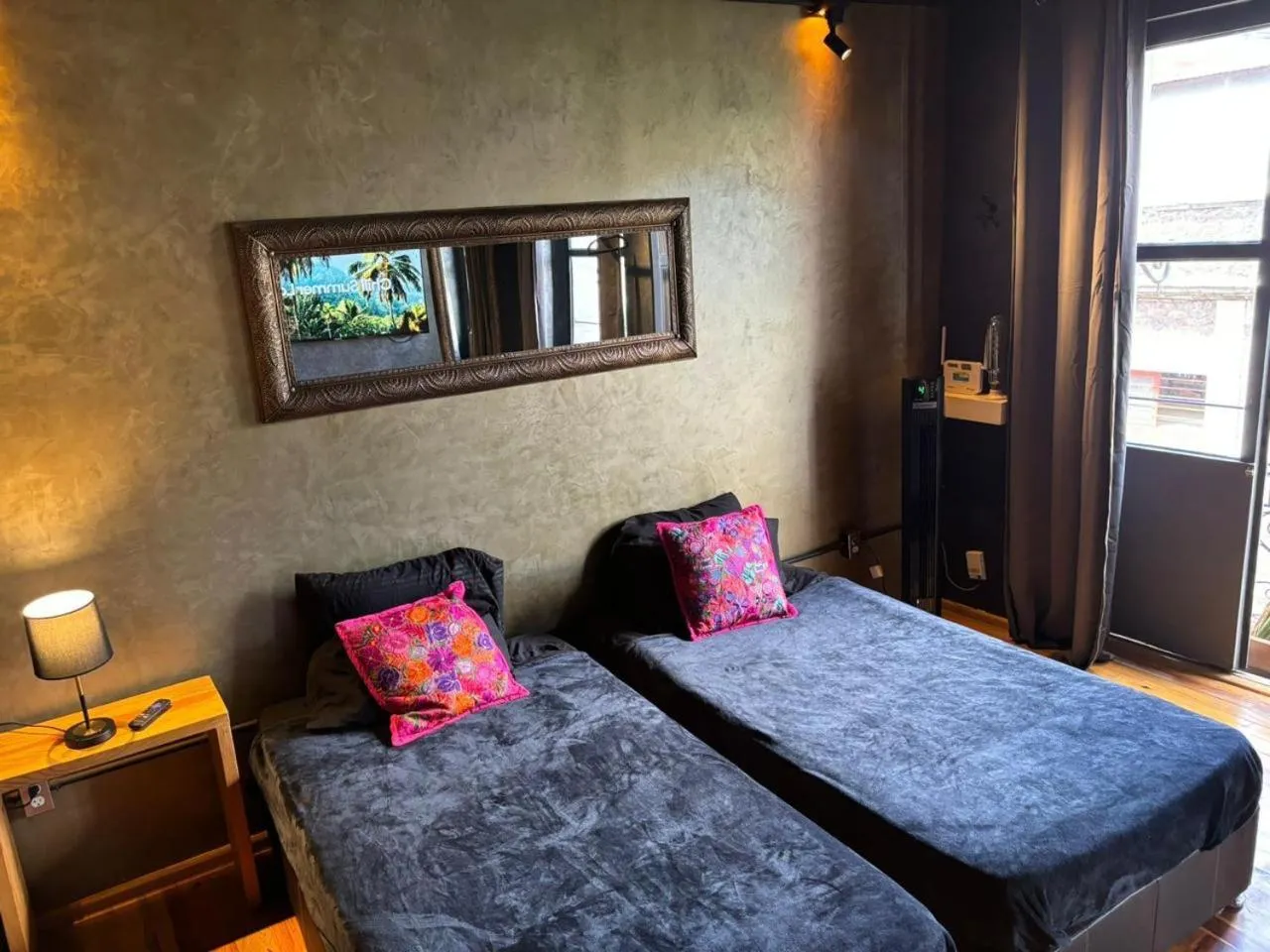 Bed in Casa Sabina Down Town Mexico City