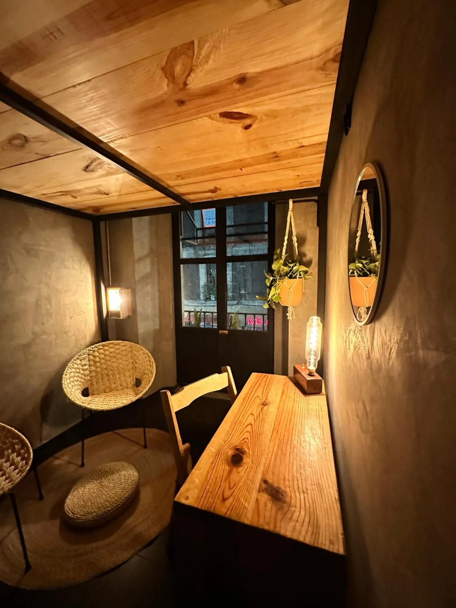 Living room in Casa Sabina Down Town Mexico City