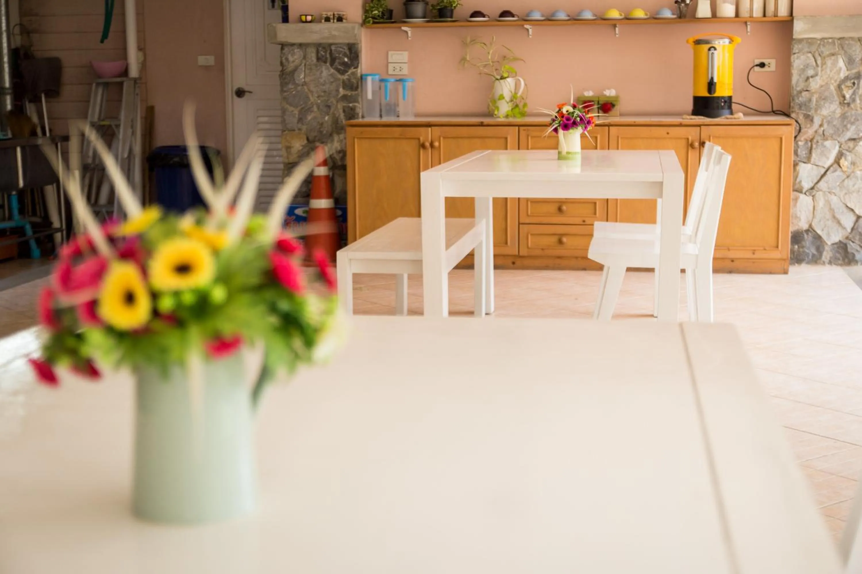 Dining area in Triple Palms House