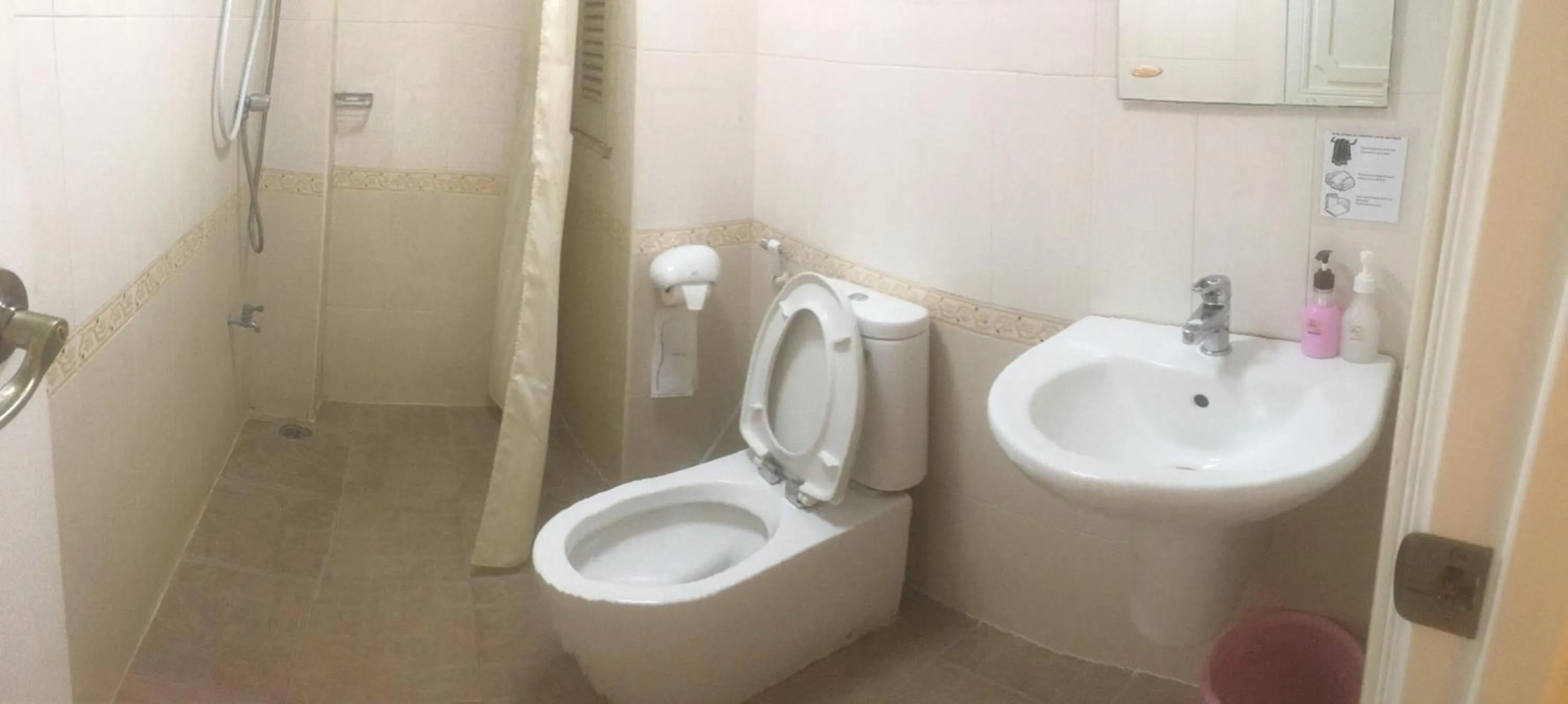 Bathroom in Triple Palms House