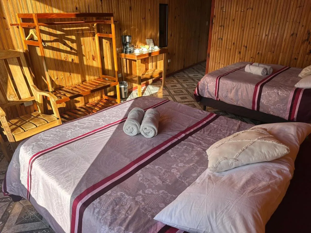 Bed in Miztli Lodge & Adventure