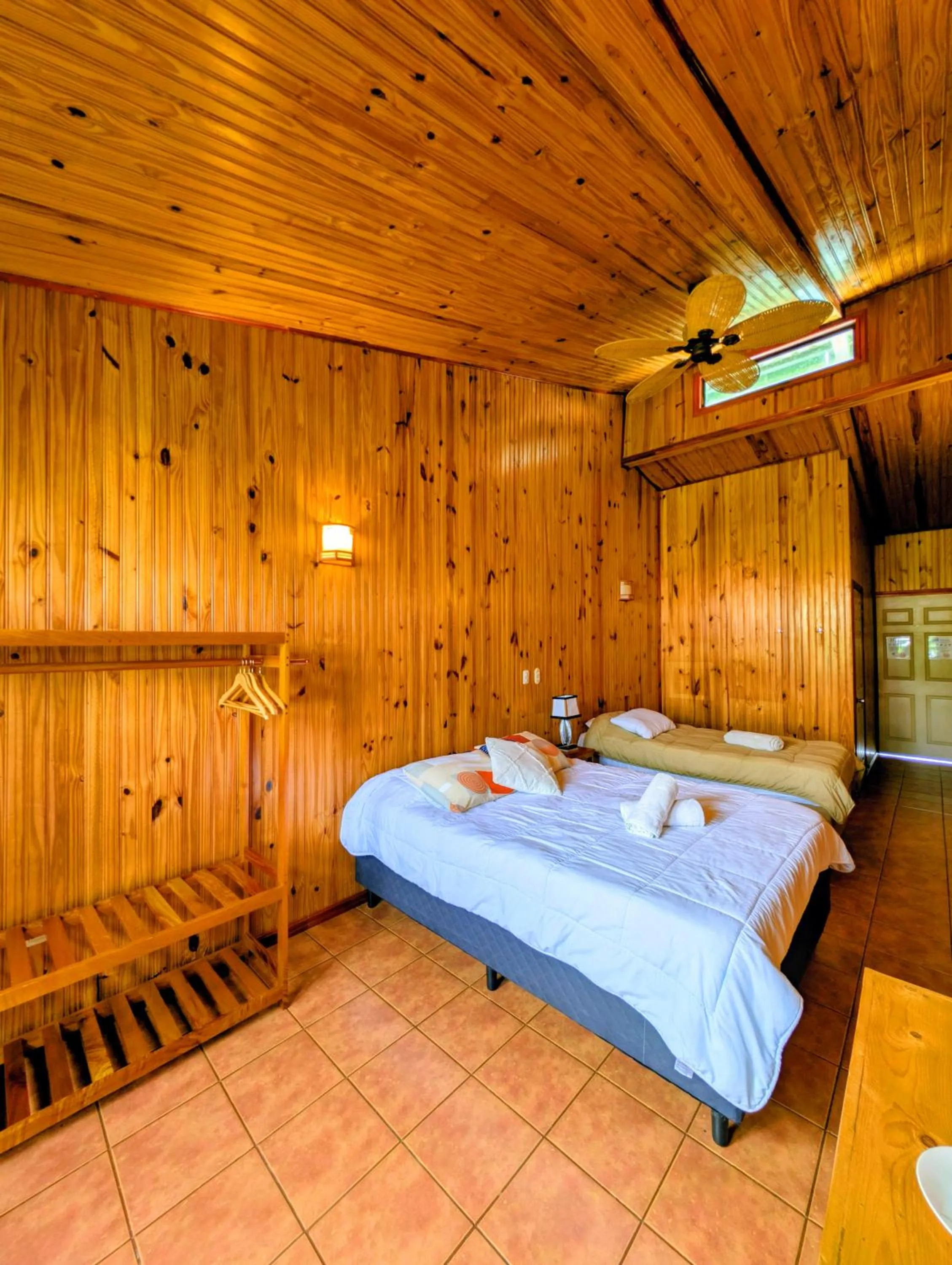 Bed in Miztli Lodge & Adventure