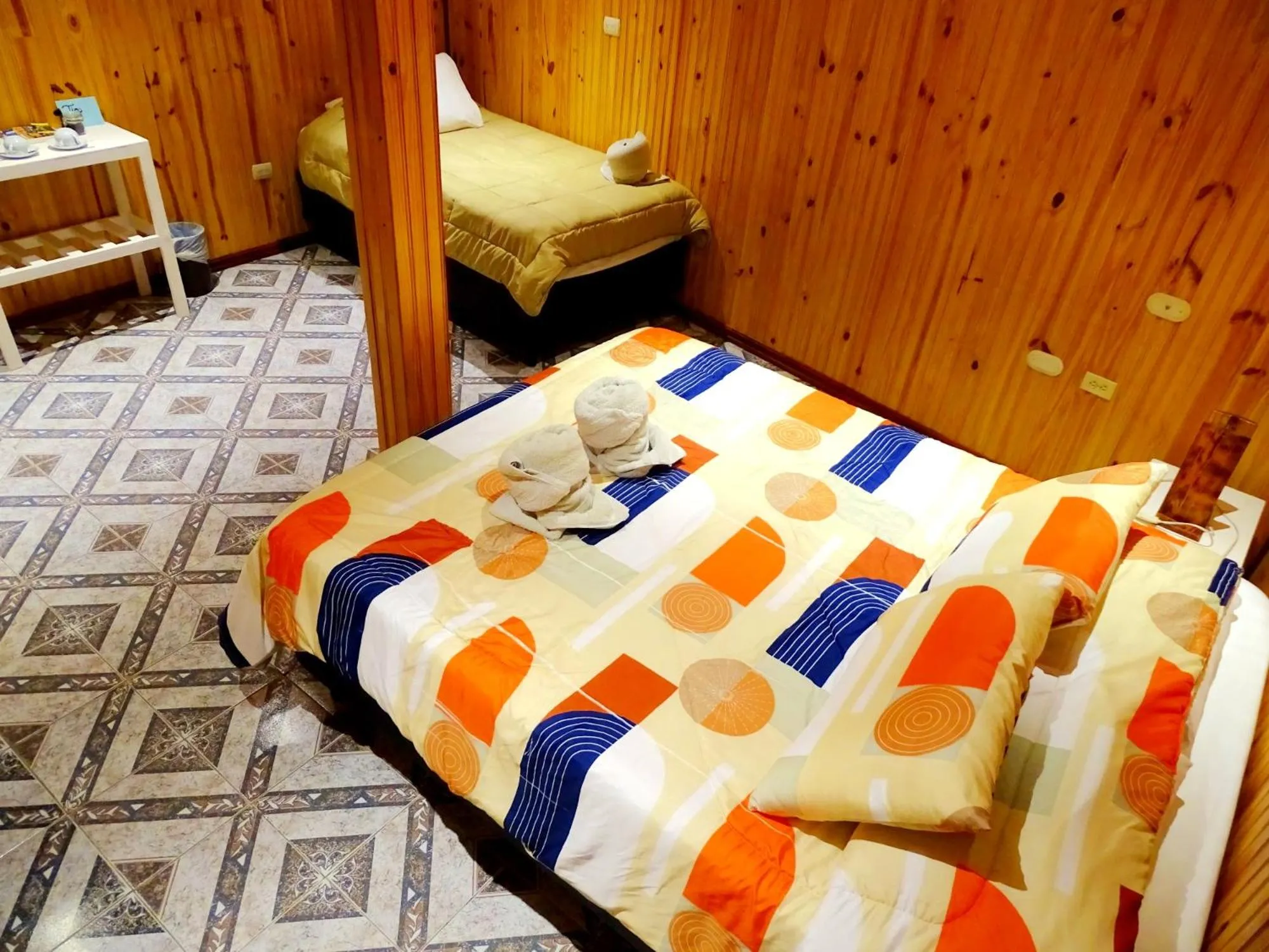 Bed in Miztli Lodge & Adventure
