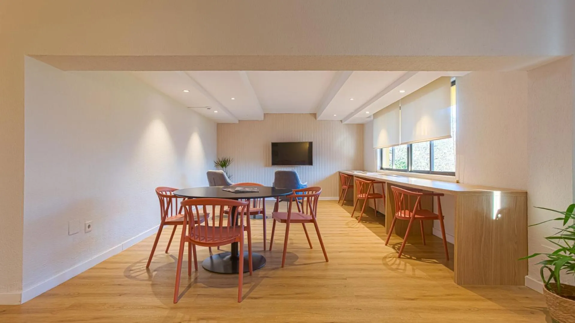 Communal lounge/ TV room in Hotel Zeus