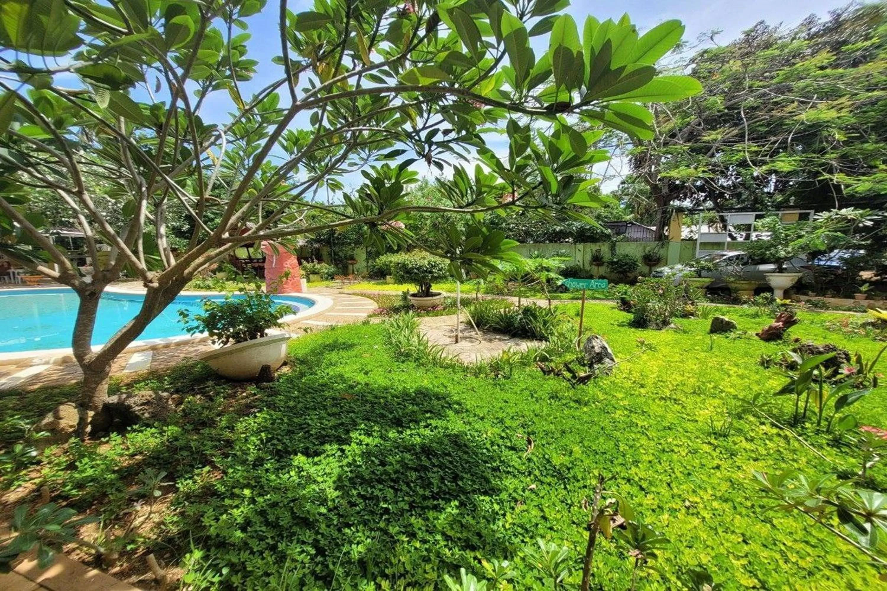 Garden view in Hanbee's Resort